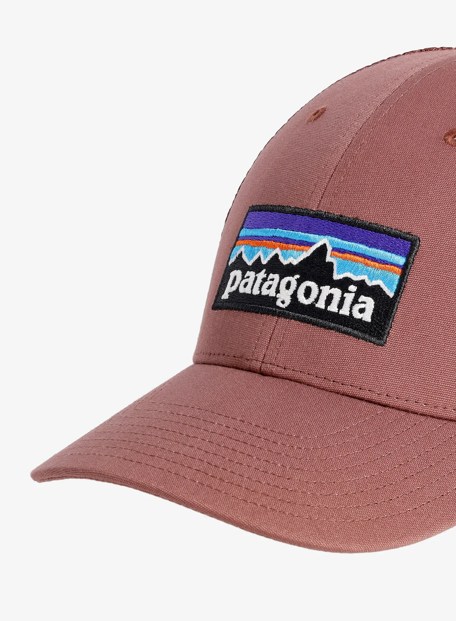 Kapa s šiltom Patagonia P-6 Logo LoPro Trucker Hat - dulse mauve