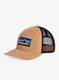 Kapa s šiltom Patagonia P-6 Logo Trucker Hat - greyling brown