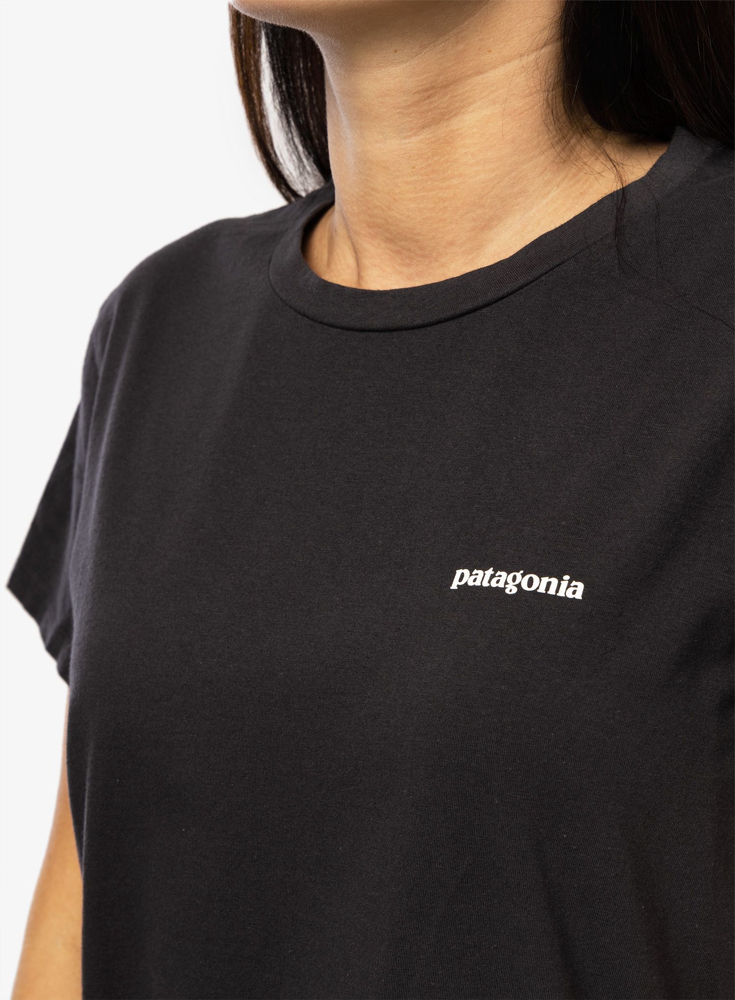 Ženska majica Patagonia P-6 Mission Organic T-Shirt - ink black