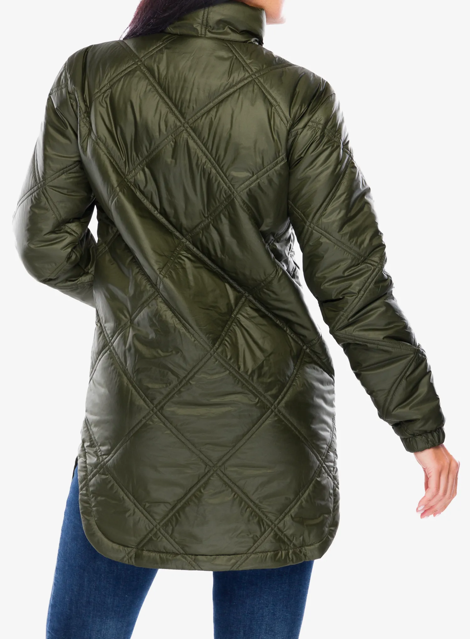 Ženski plašč Patagonia Pine Bank Insulated Parka - pine needle green