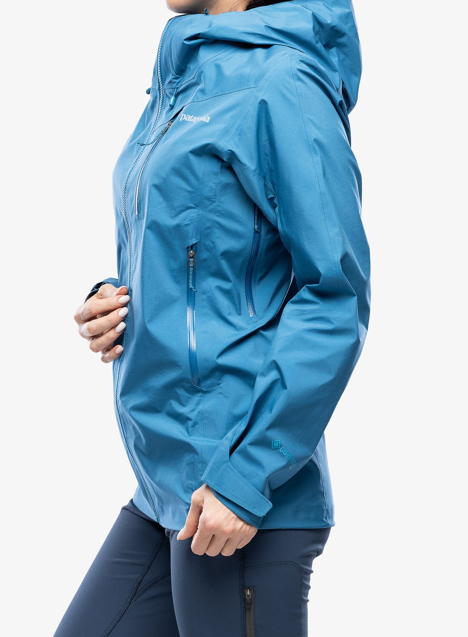 Ženska jakna Patagonia Pluma Jacket - steller blue