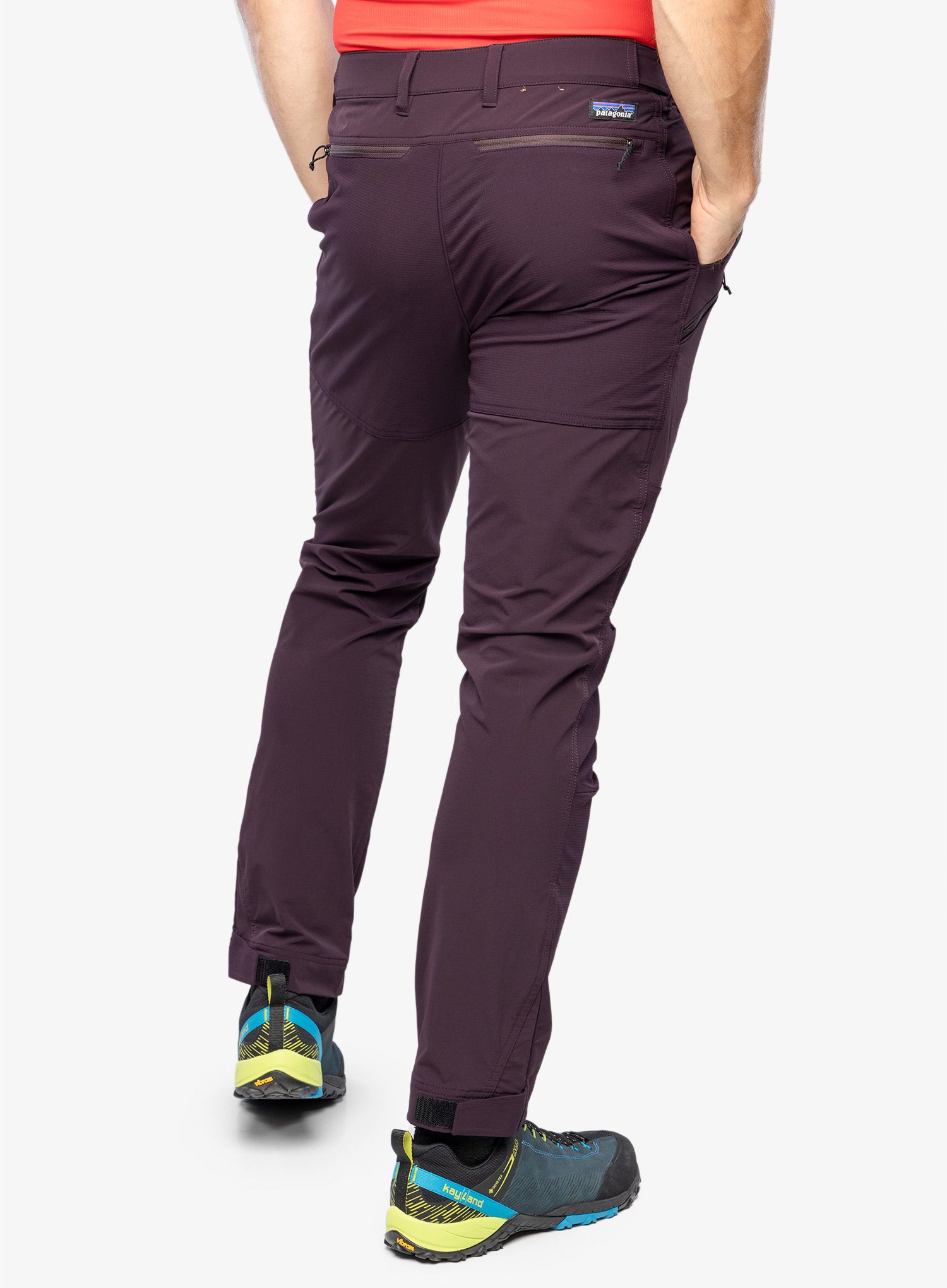 Moške pohodne hlače Patagonia Point Peak Trail Pants - Reg - obsidian plum