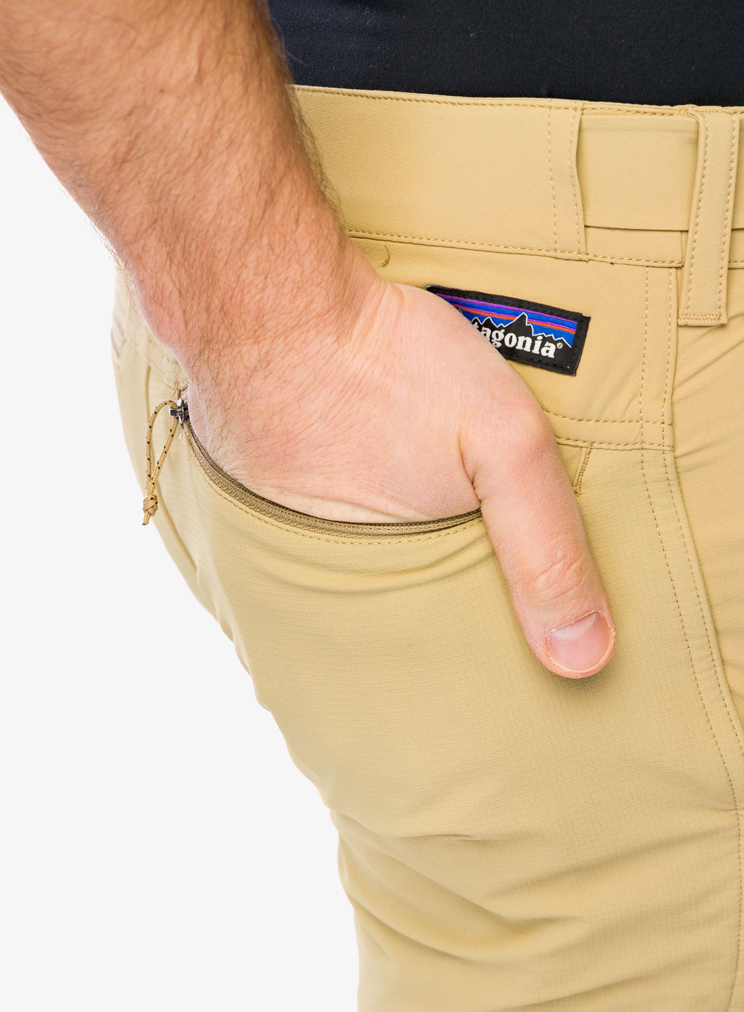 Pohodne hlače Patagonia Point Peak Trail Pants - Short - classic tan