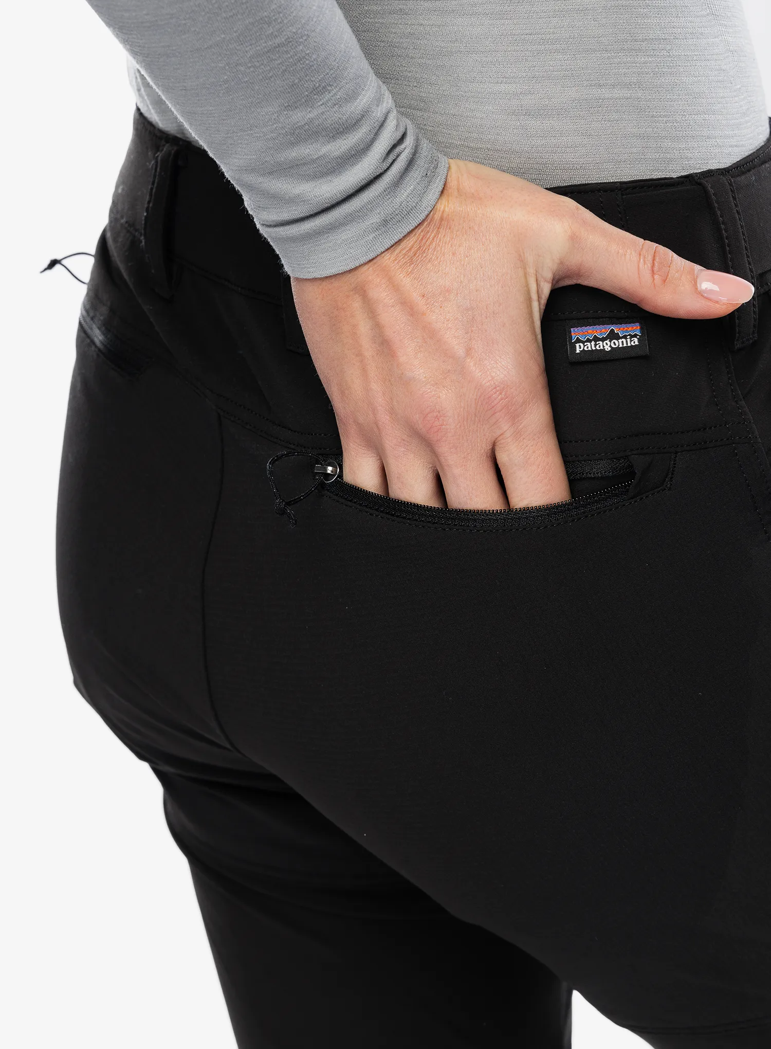 Ženske treking hlače Patagonia Point Peak Trail Pants - black