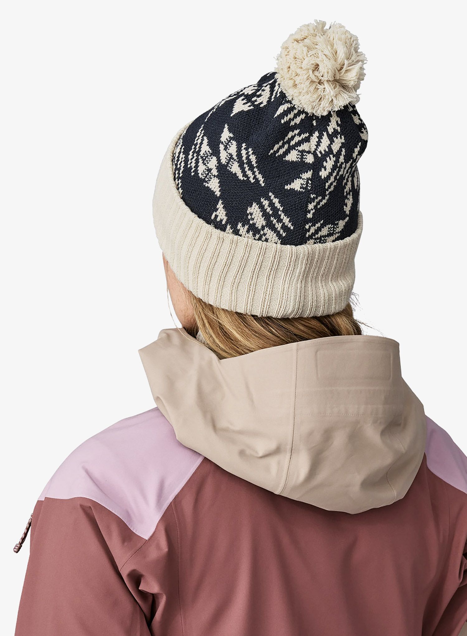 Zimska kapa Patagonia Powder Town Beanie - synchillae flight smolder blue