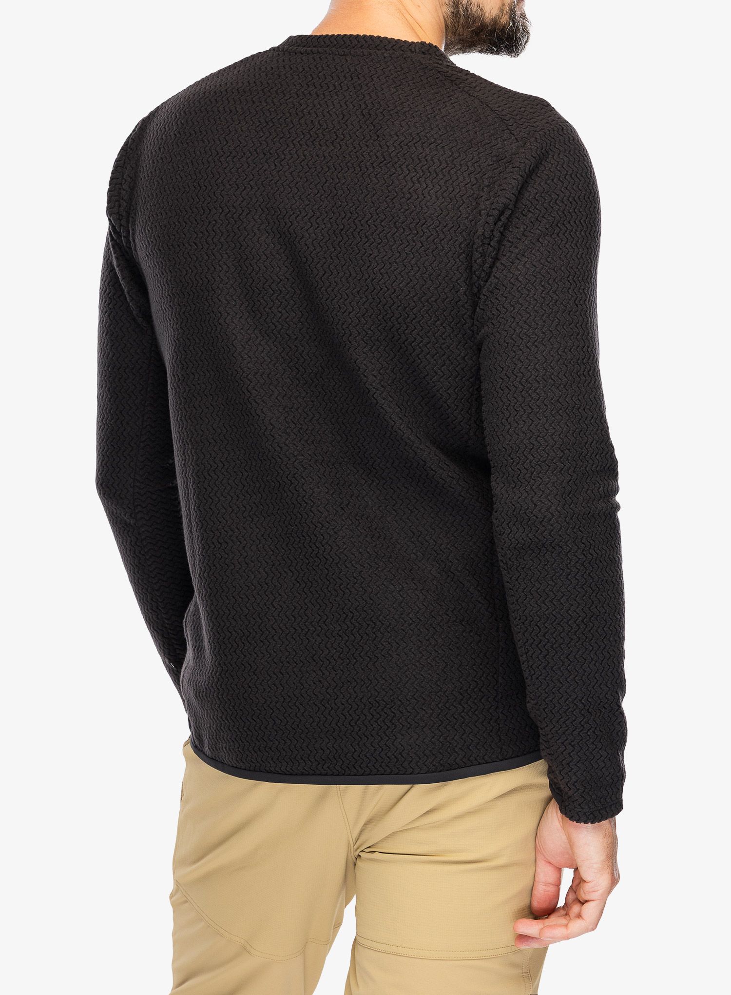 Flis Patagonia R1 Air Crew - black