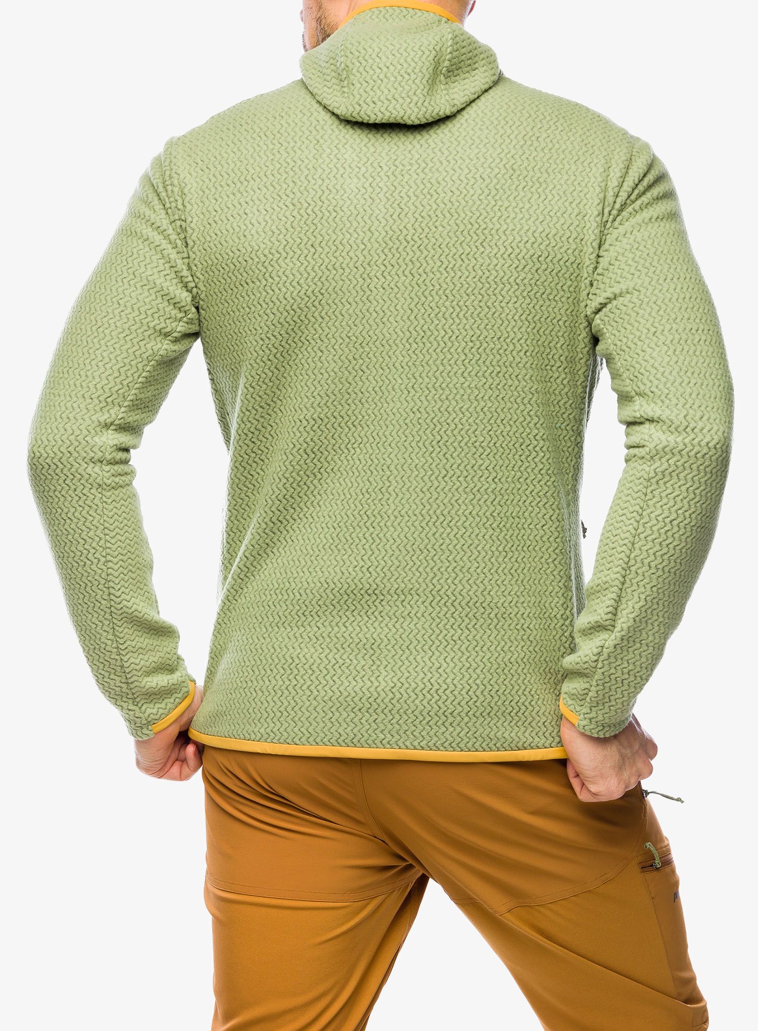 Flis Patagonia R1 Air Full-Zip Hoody - buckhorn green