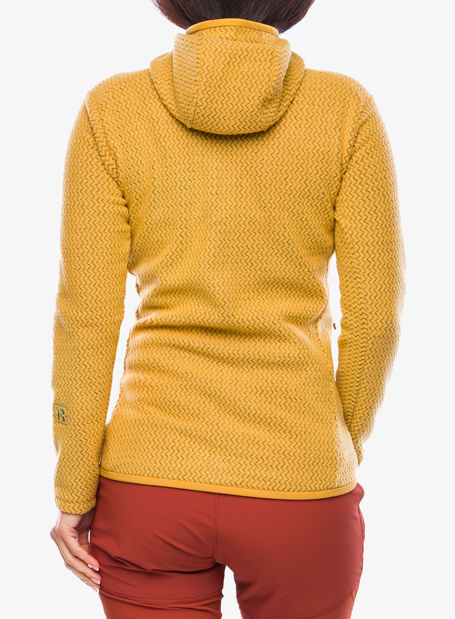 Ženski flis Patagonia R1 Air Full-Zip Hoody - pufferfish gold