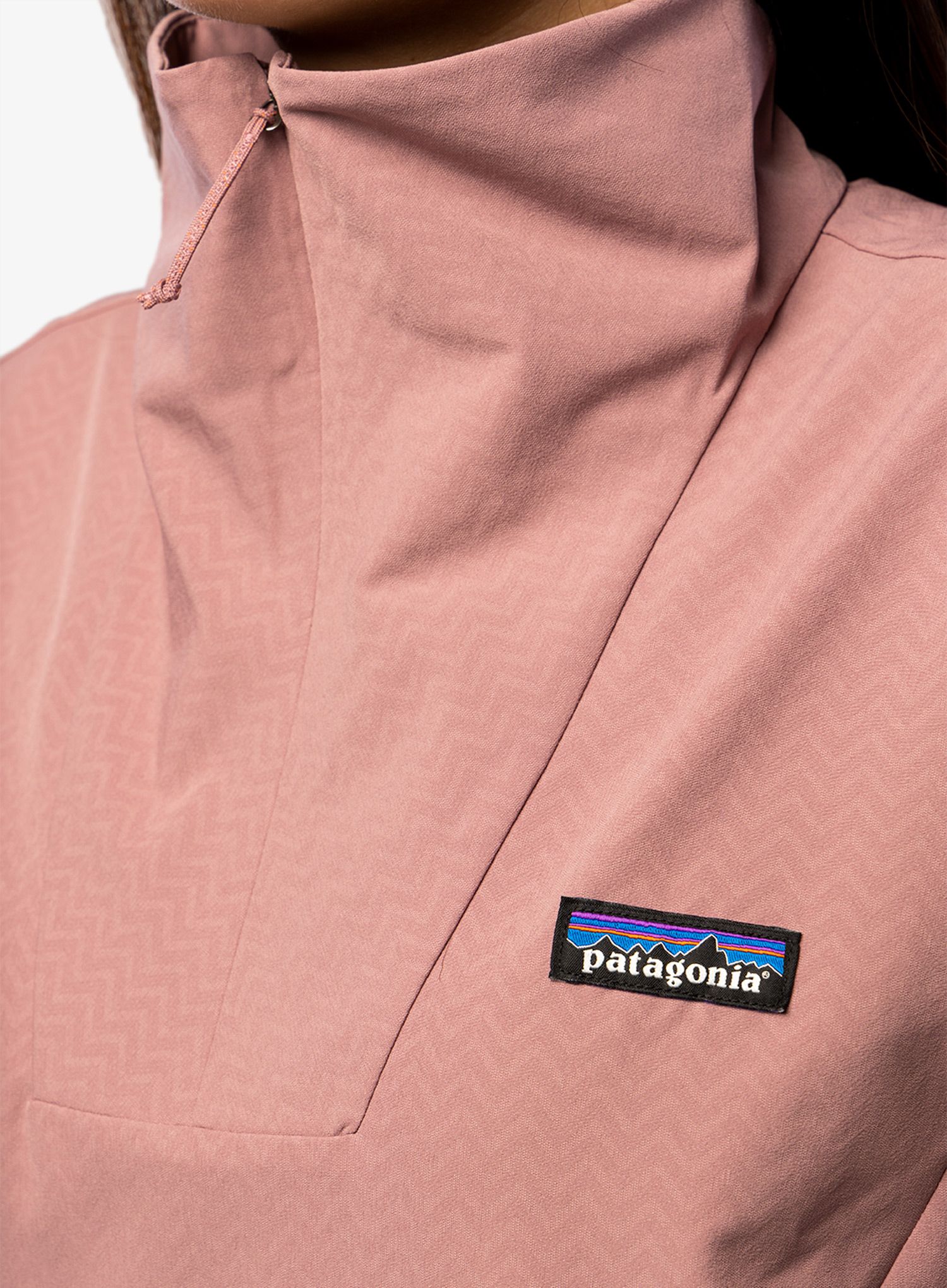 Softshell jakna Patagonia R1 CrossStrata P/O - evening mauve