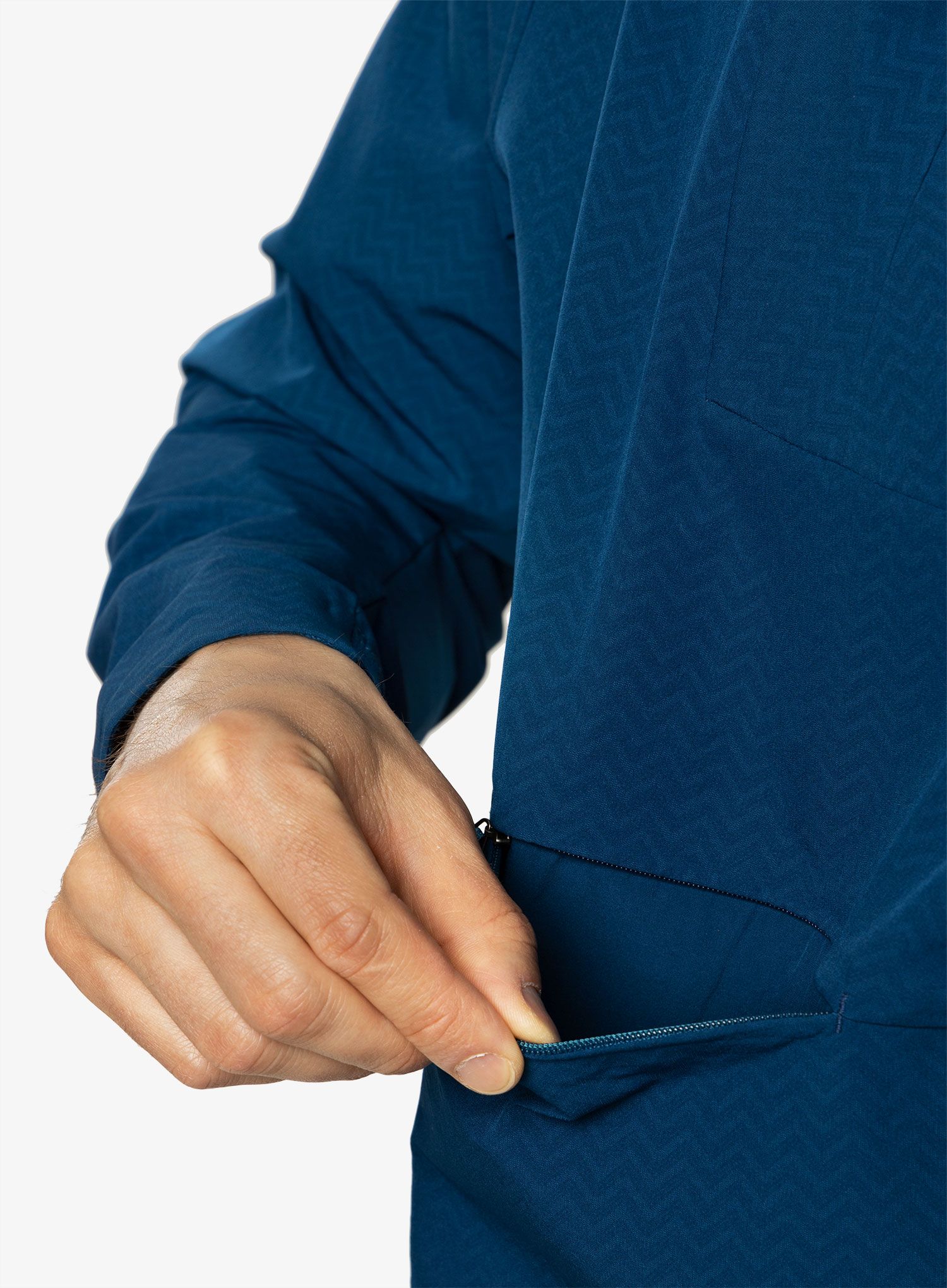 Softshell jakna Patagonia R1 CrossStrata P/O  - lago blue