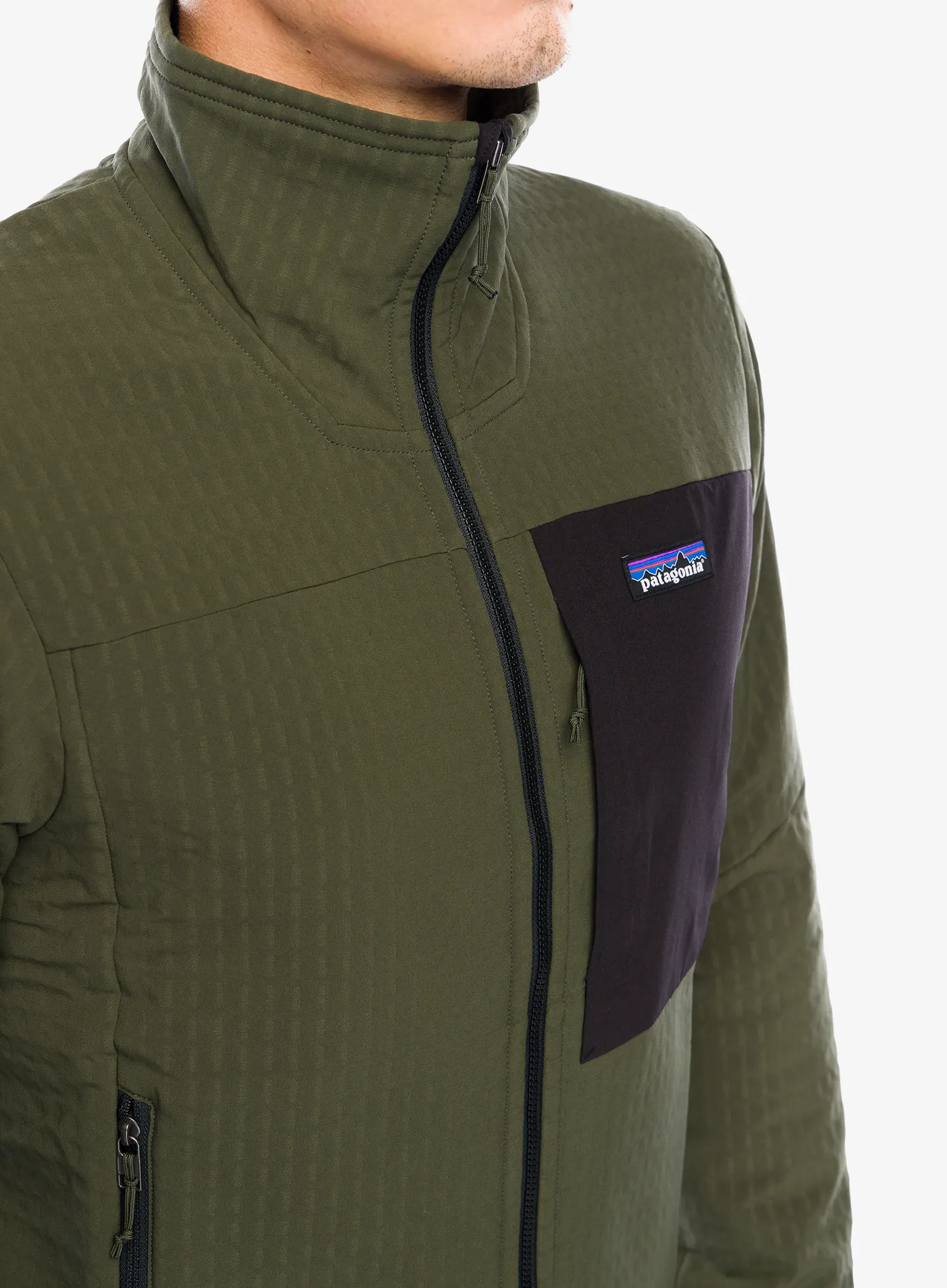 Softshell jakna Patagonia R2 TechFace Jacket - pine needle green