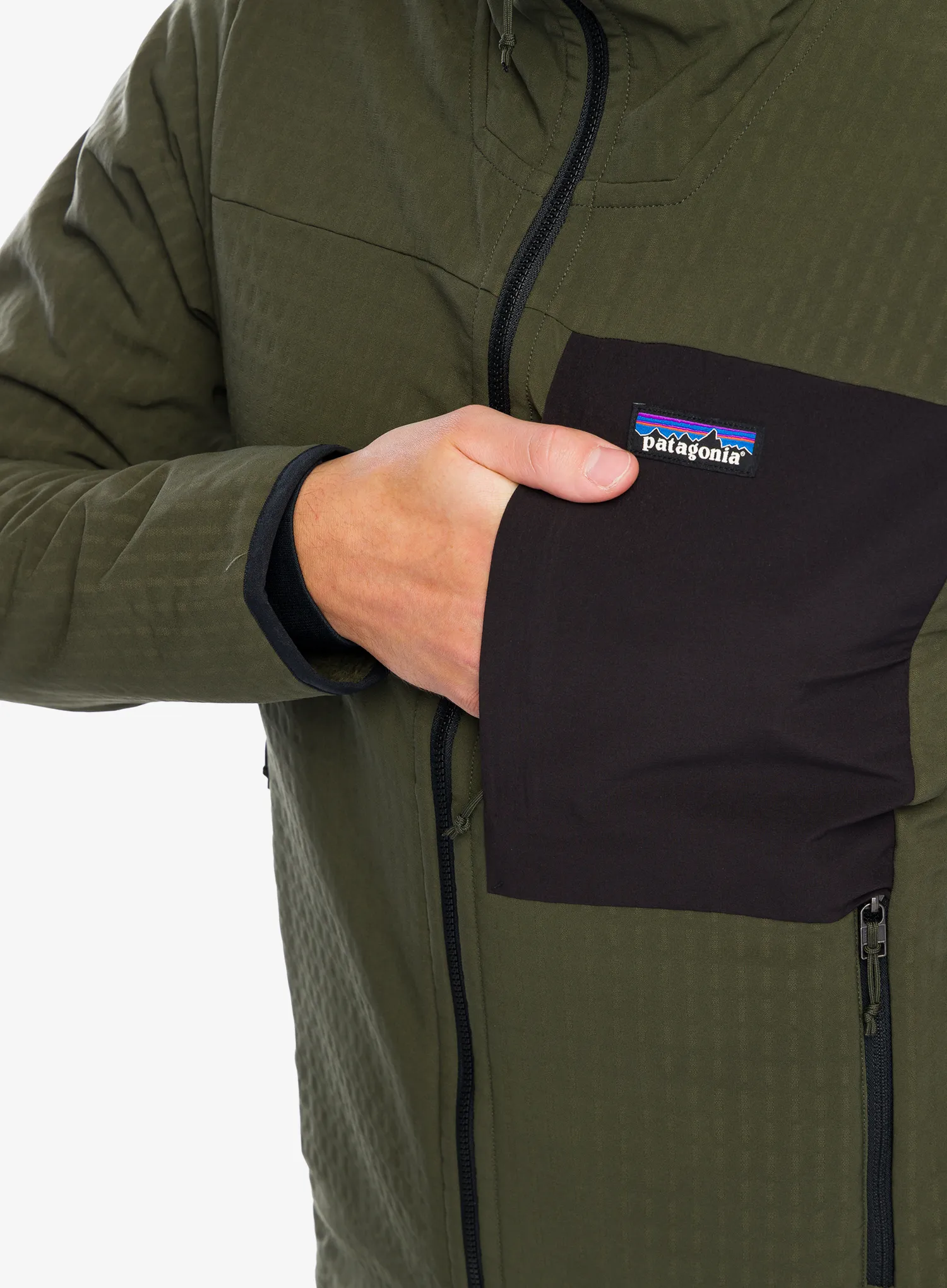 Softshell jakna Patagonia R2 TechFace Jacket - pine needle green