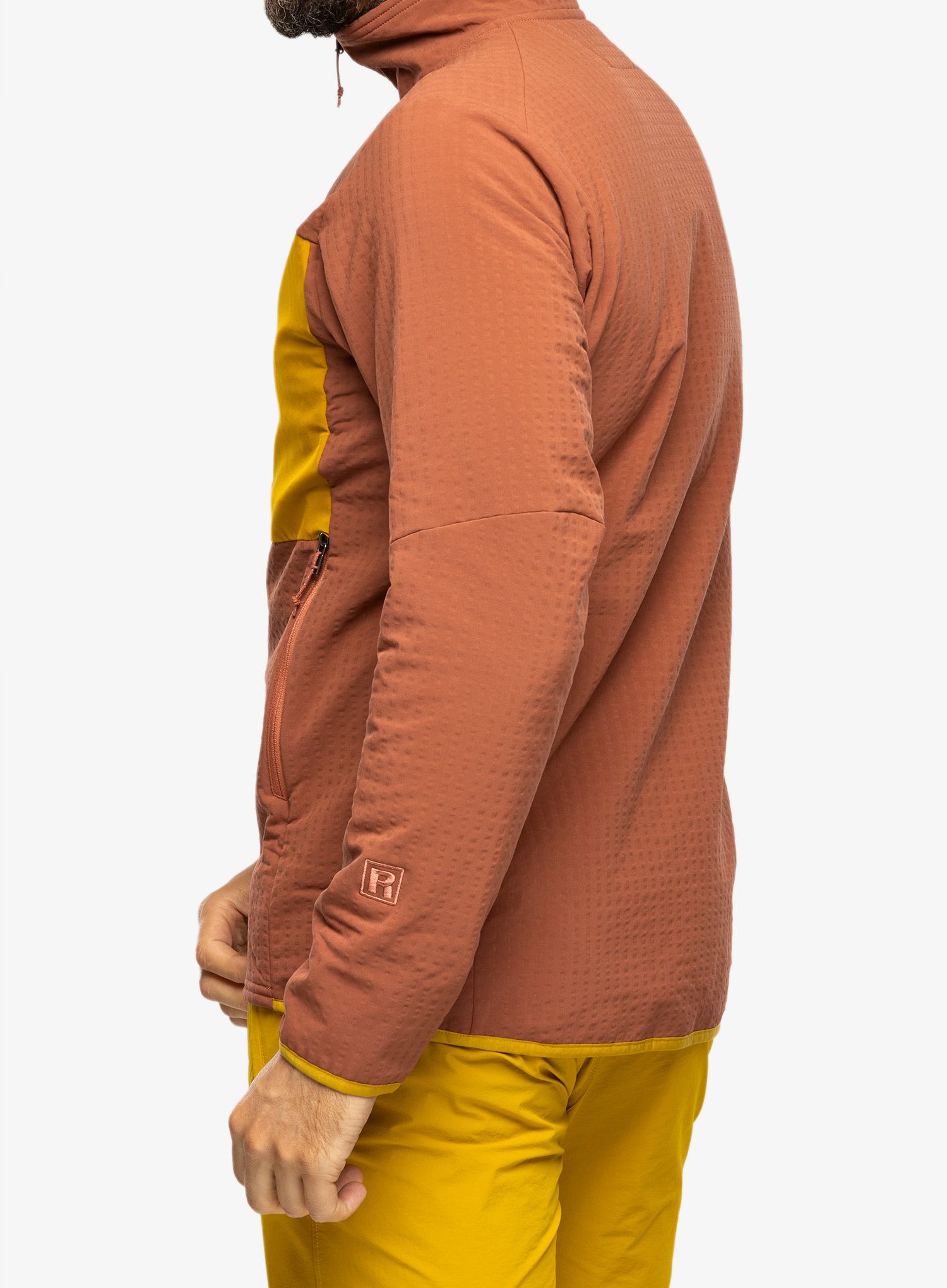 Softshell jakna Patagonia R2 TechFace Jkt - burl red