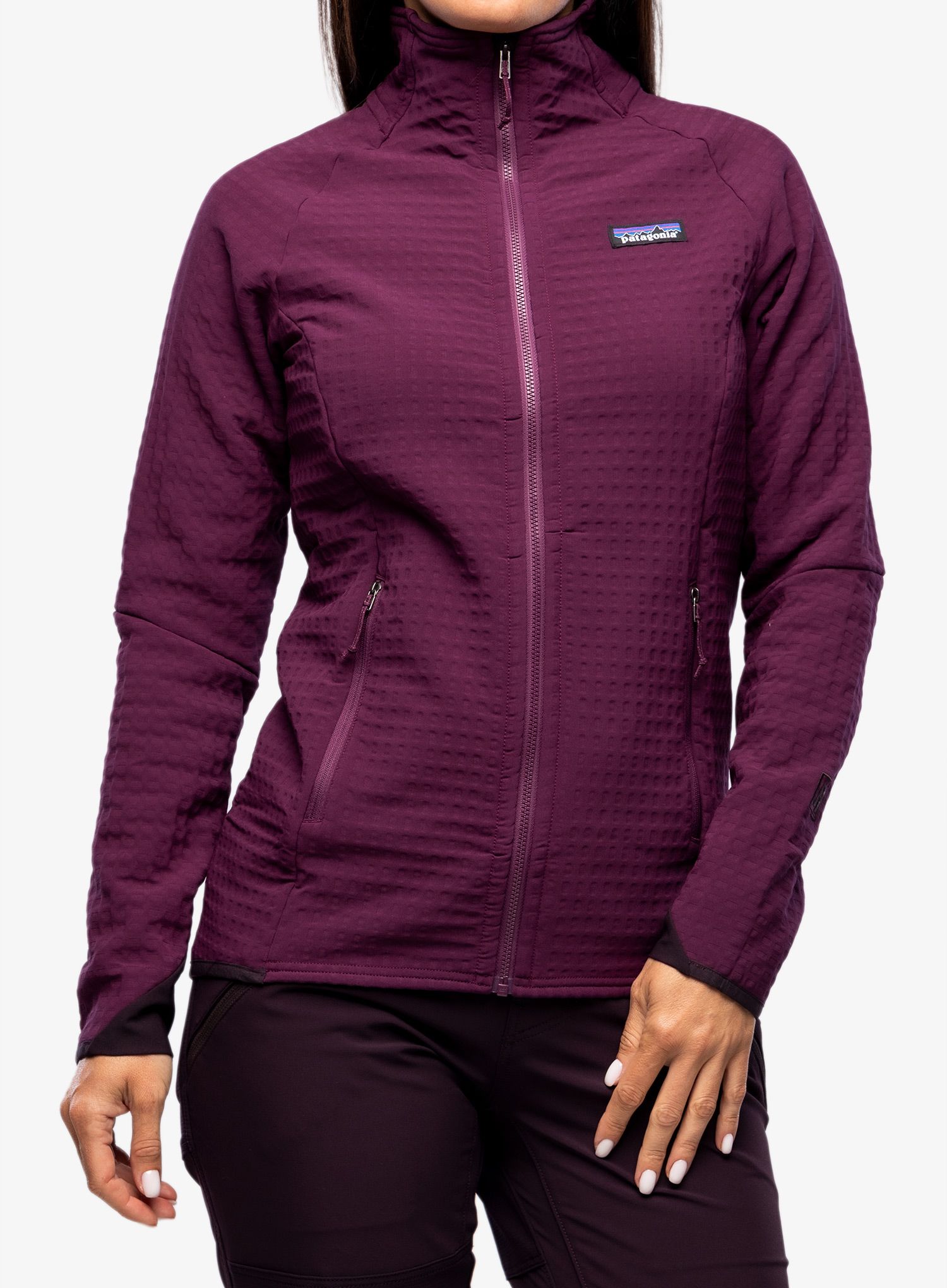 Ženska jakna Patagonia R2 TechFace Jkt - night plum