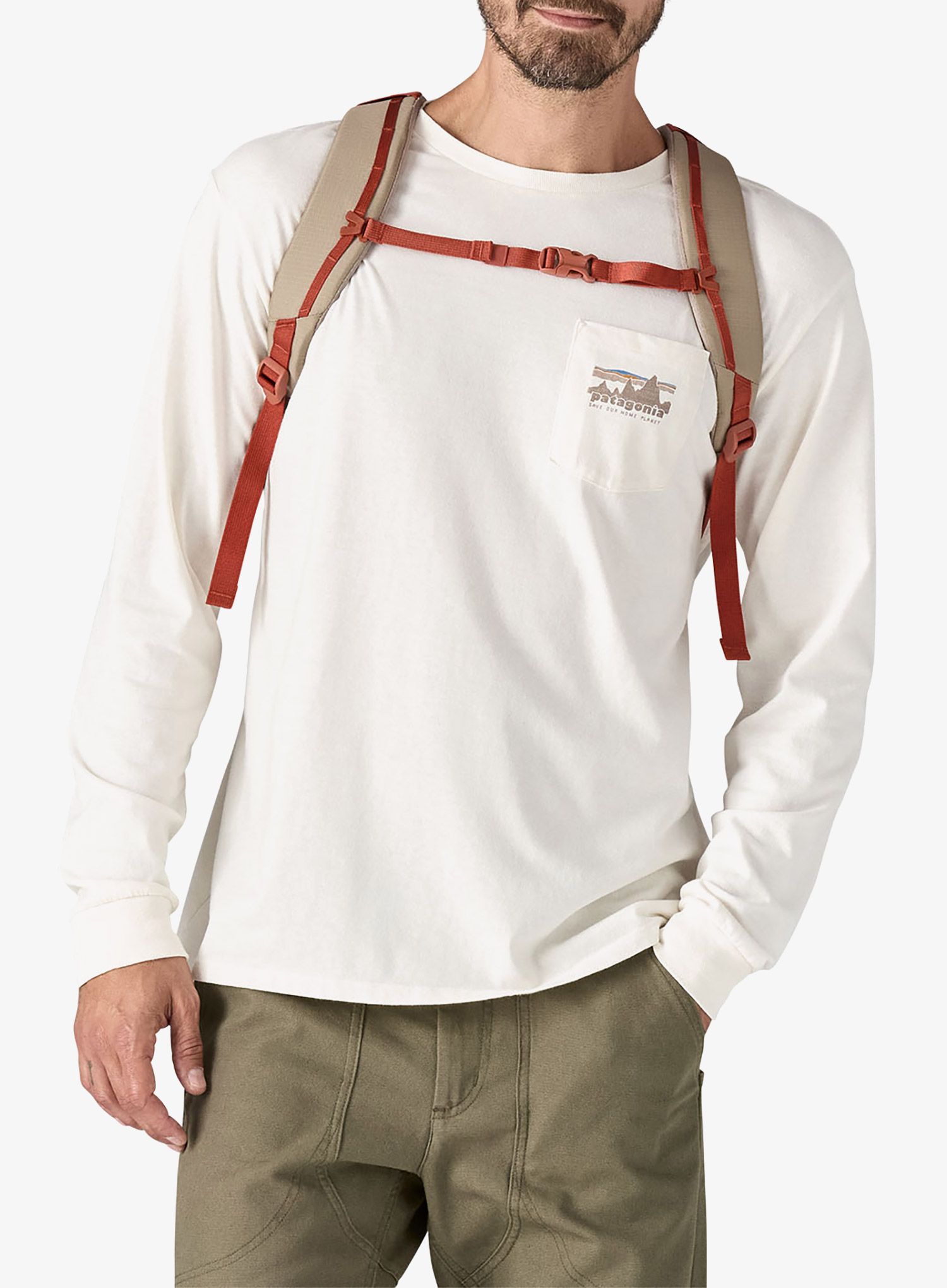 Nahrbtnik za prenosnik Patagonia Refugio Day Pack 26L - seabird grey