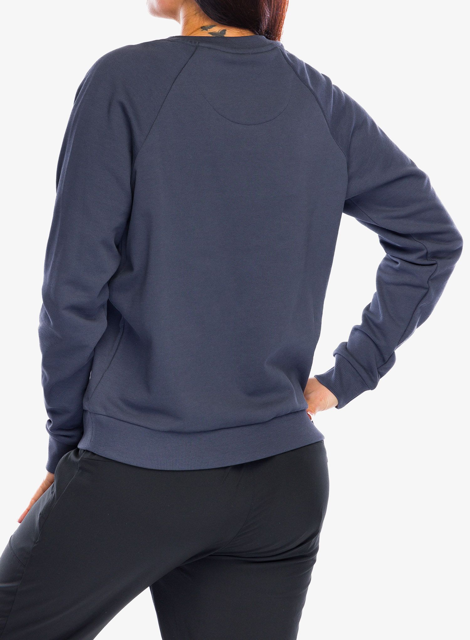 Ženska jopica brez kapuce Patagonia Regenerative Organic Cotton - blue