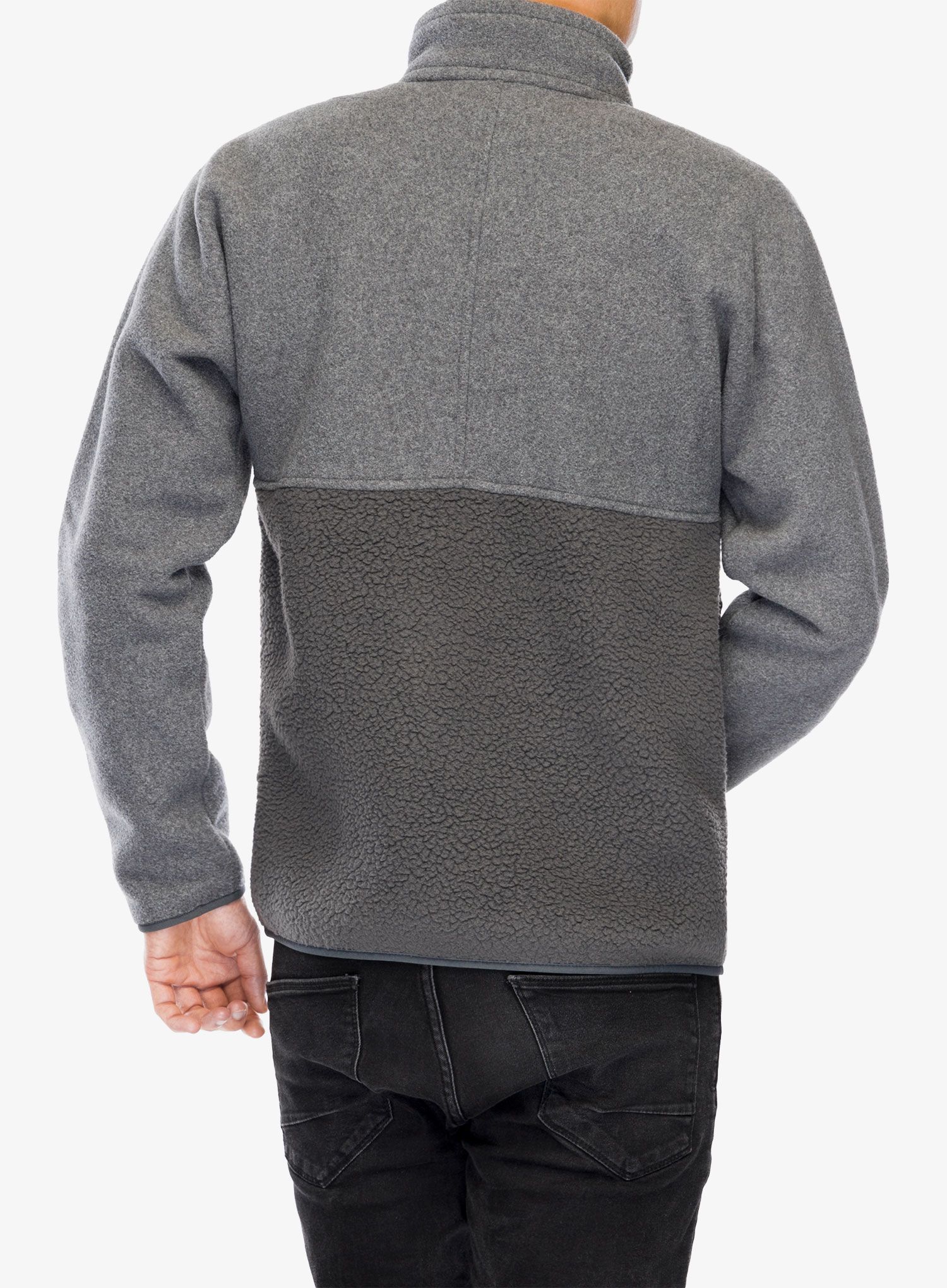 Flis Patagonia Retro Pile 1/2 Snap Pullover - forge grey