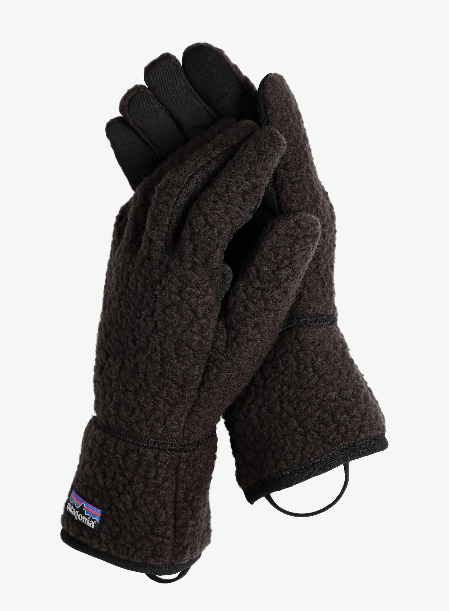 Rokavice iz flisa Patagonia Retro Pile Gloves - black