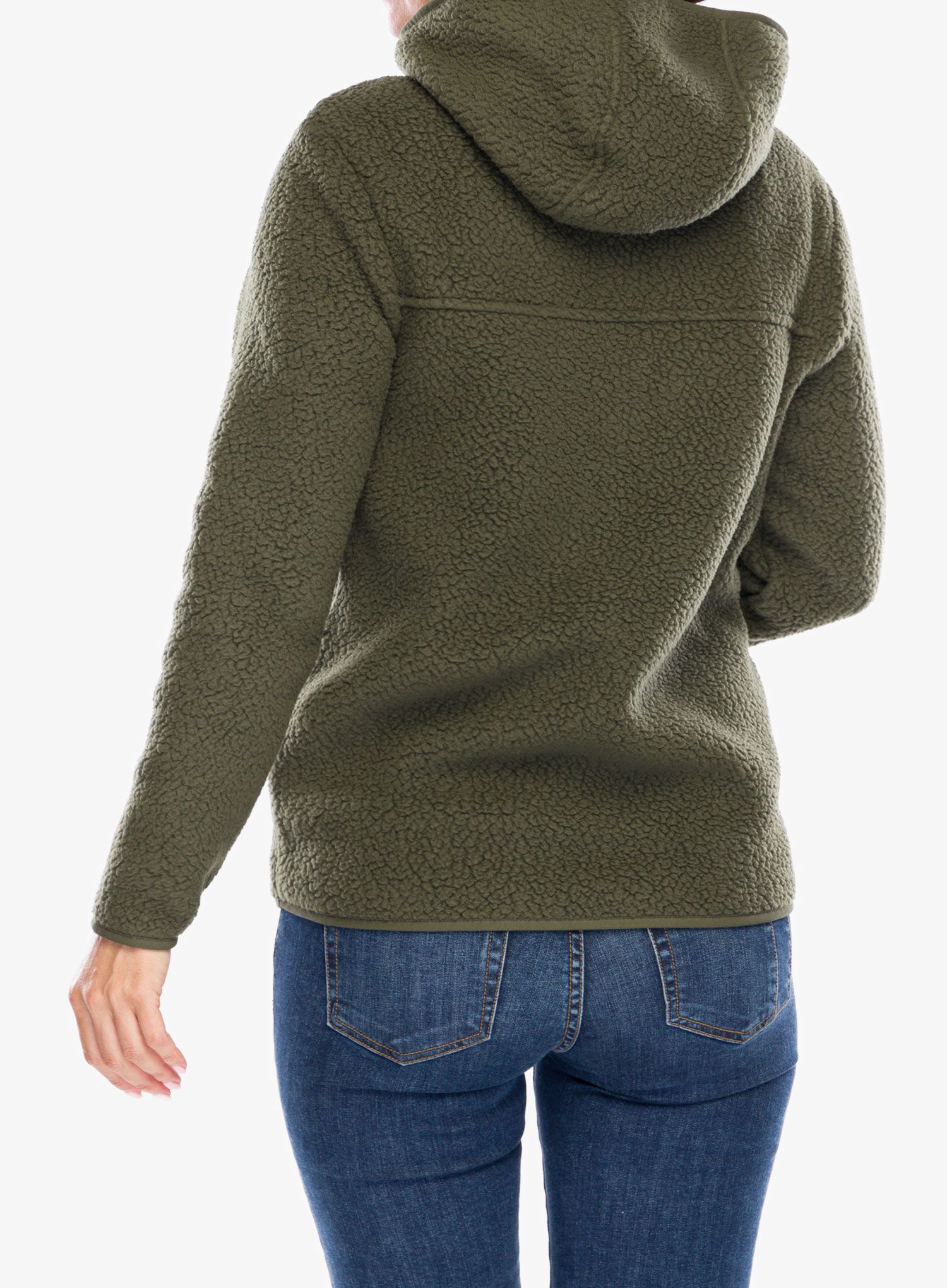 Ženski flis Patagonia Retro Pile Hoody - pine needle green