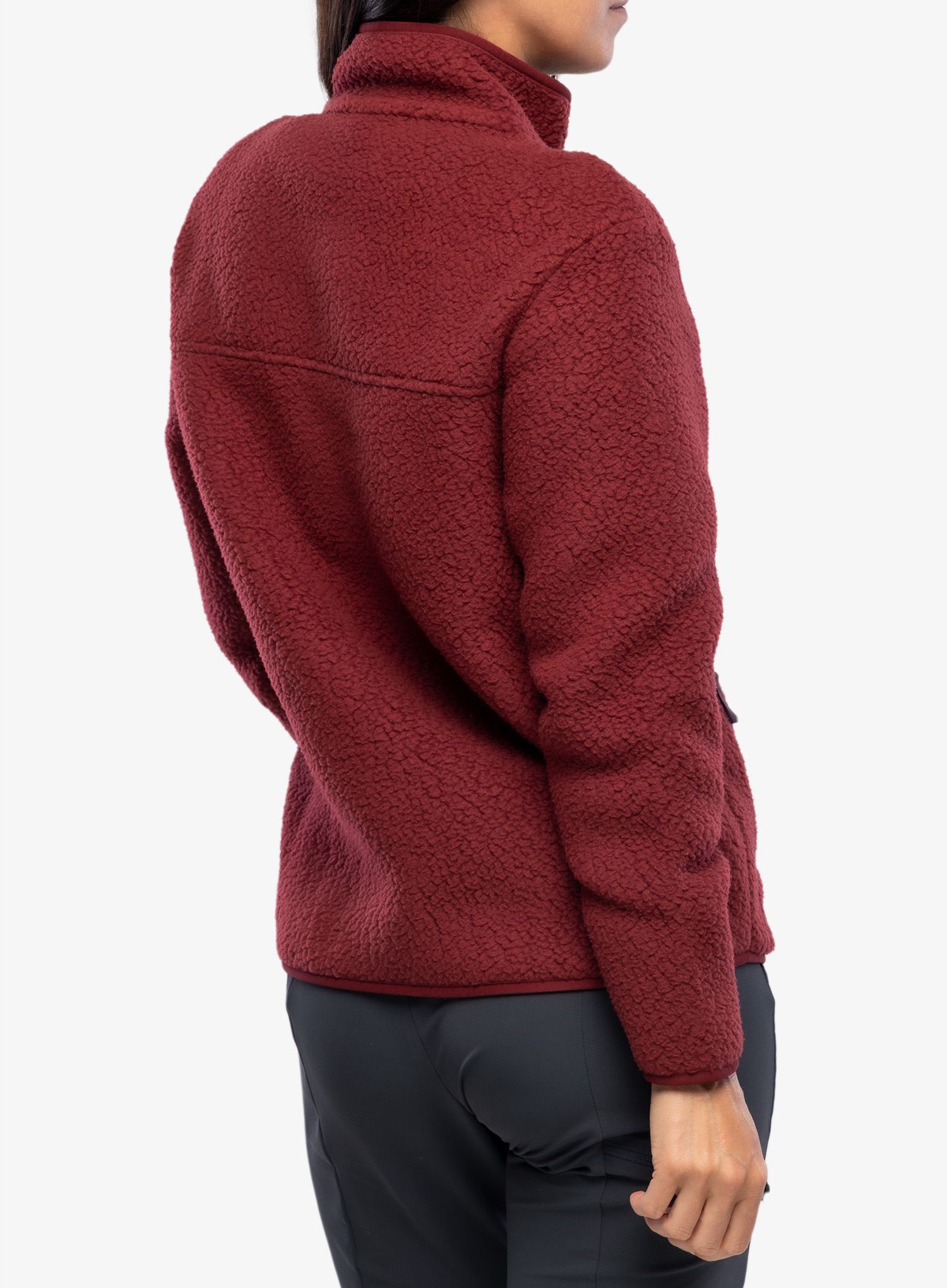 Ženski flis Patagonia Retro Pile Jacket - carmine red