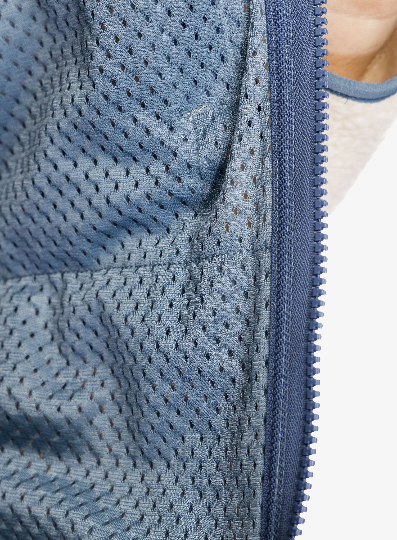 Flis Patagonia Retro Pile Jacket - dark natural/blue