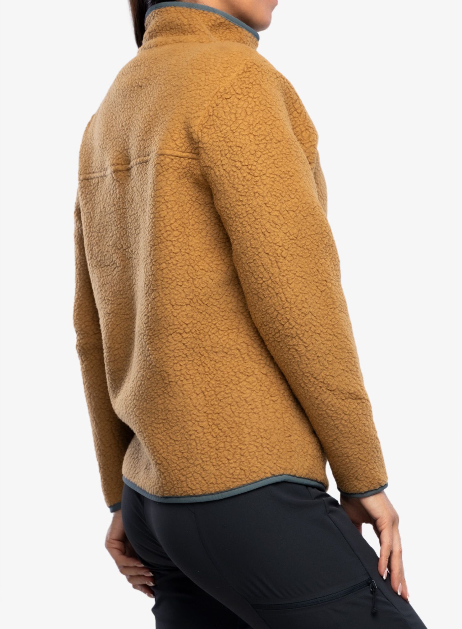 Ženski flis Patagonia Retro Pile Jacket - nest brown/nouveau green