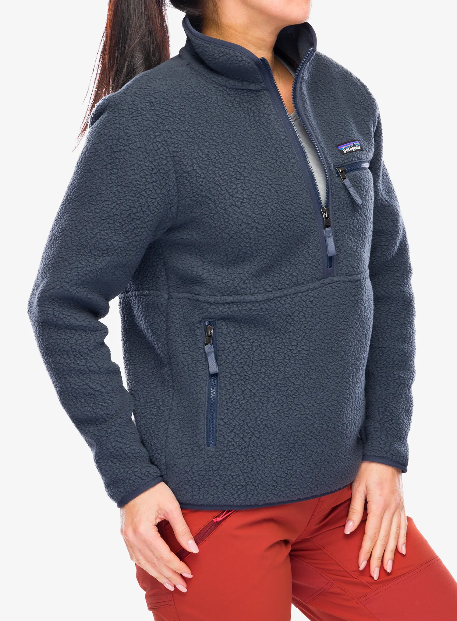 Ženski flis Patagonia Retro Pile Marsupial - smolder blue