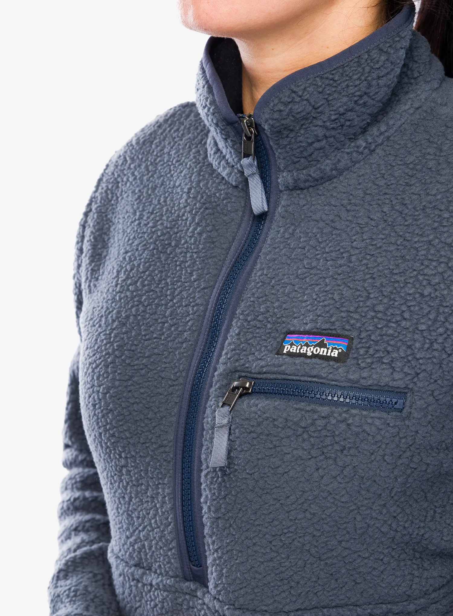 Ženski flis Patagonia Retro Pile Marsupial - smolder blue