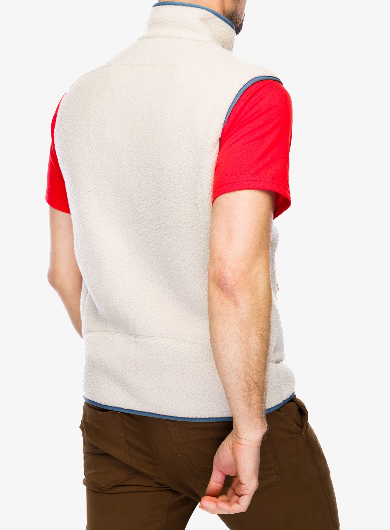 Brezrokavnik Patagonia Retro Pile Vest - dark natural/blue