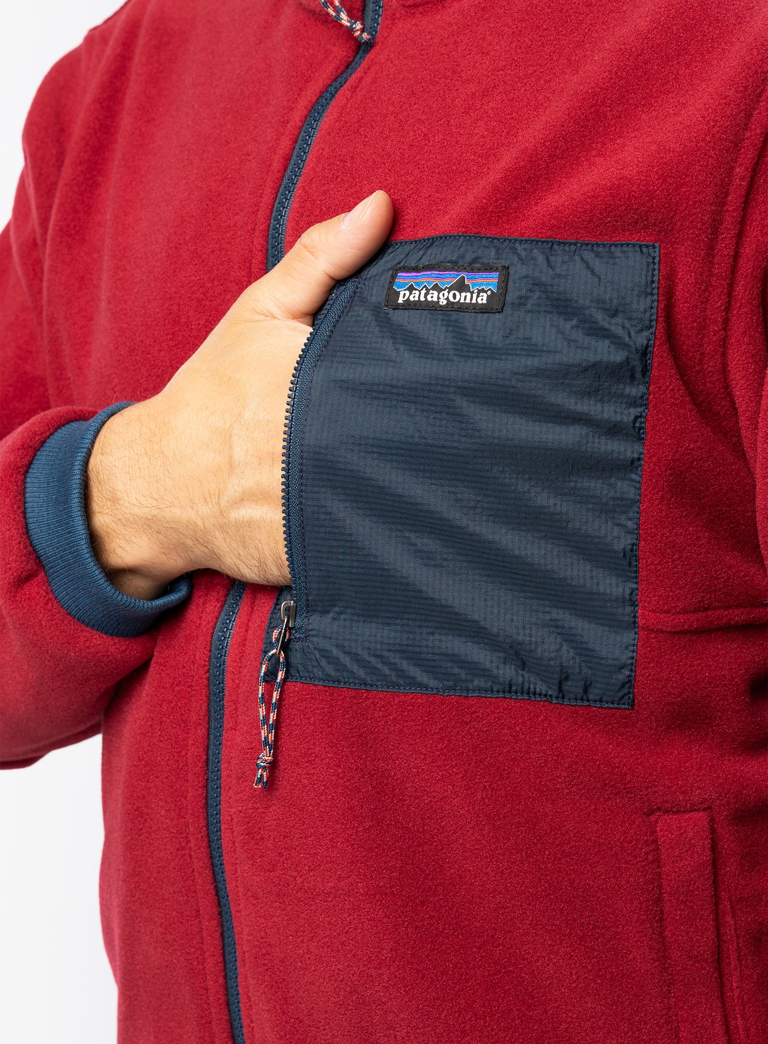 Moška jakna Patagonia Reversible Shelled Microdini Jkt - tidepool blue