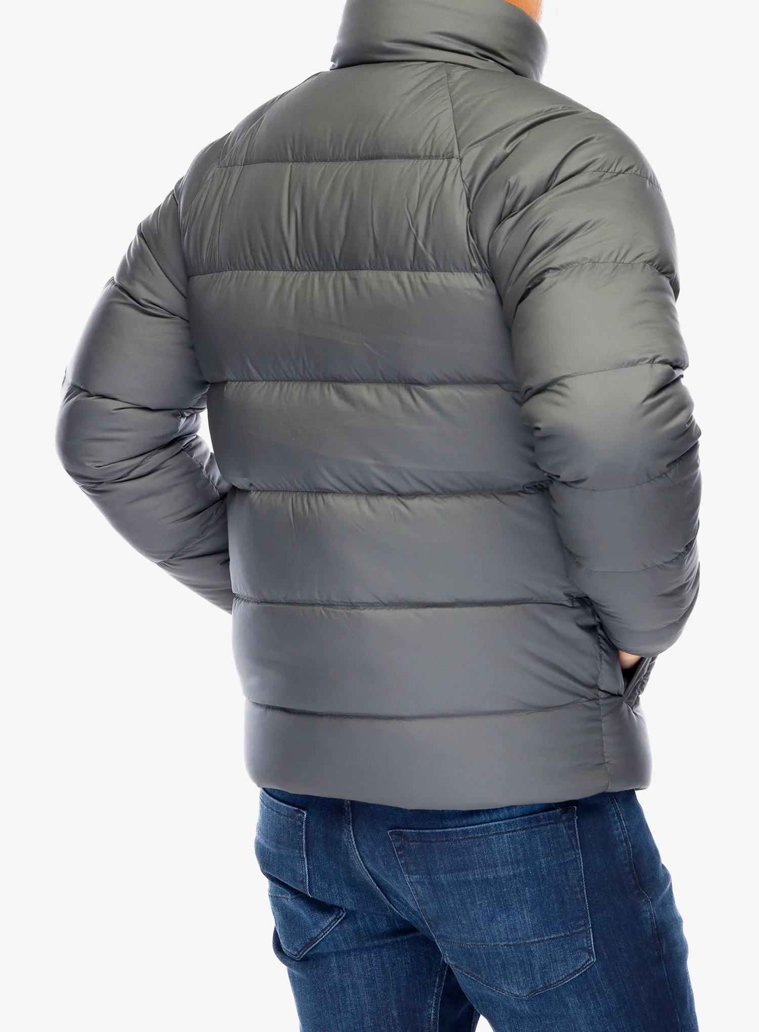Puhovka Patagonia Reversible Silent Down Jacket - forge grey