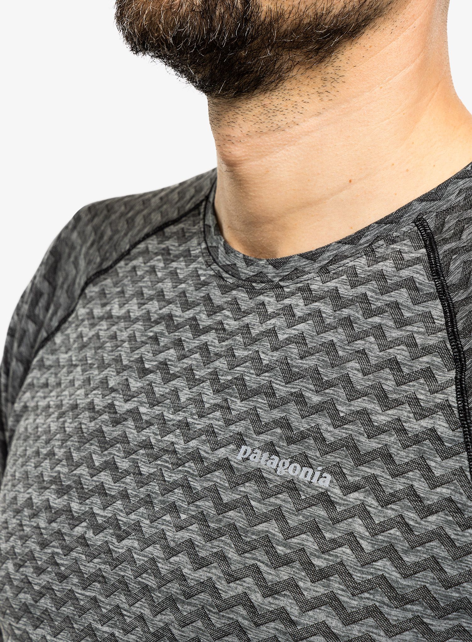Tekaška majica Patagonia Ridge Flow Shirt - black