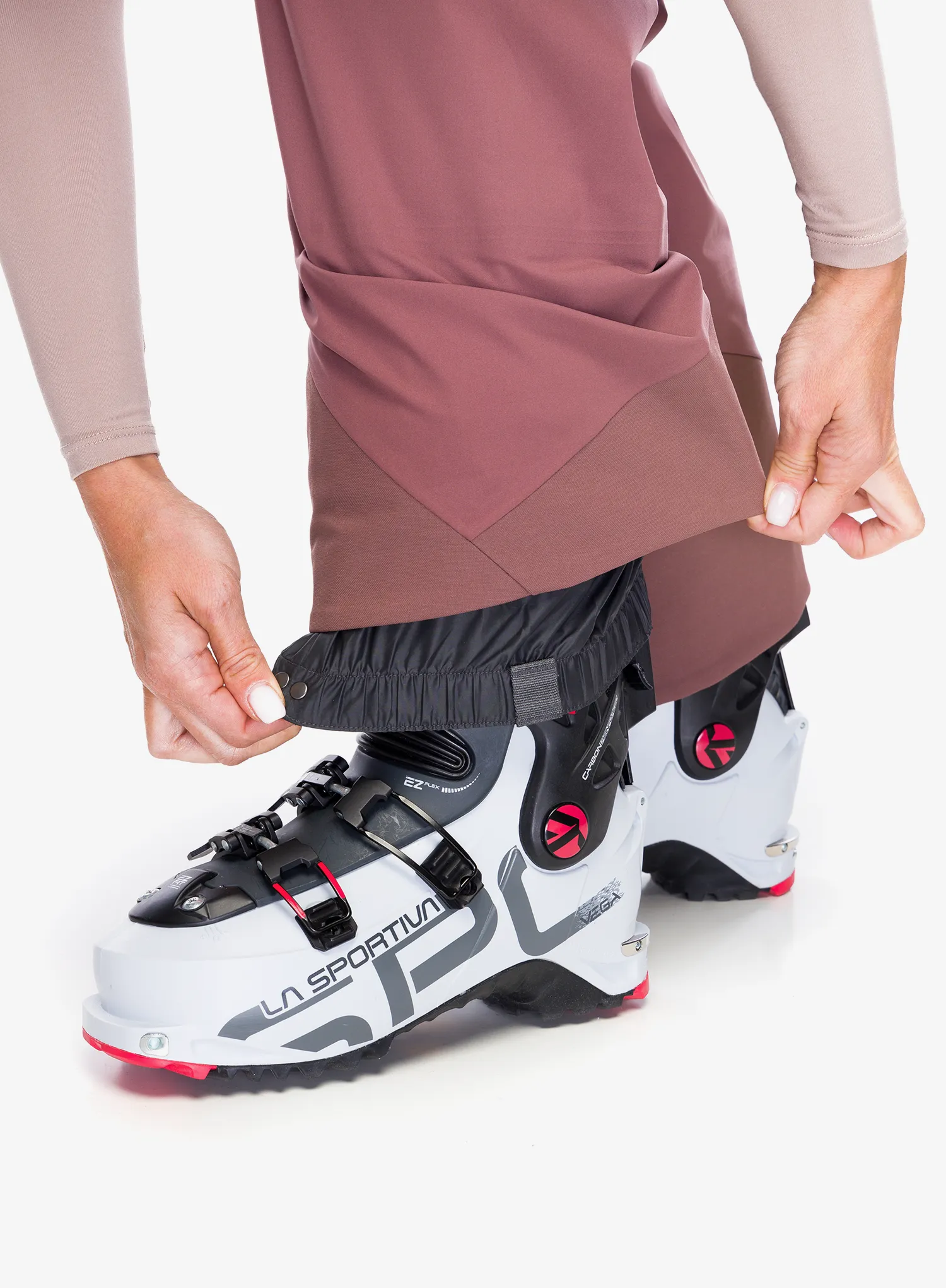 Ženske nepremočljive hlače Patagonia SnowDrifter Bibs - dulse mauve