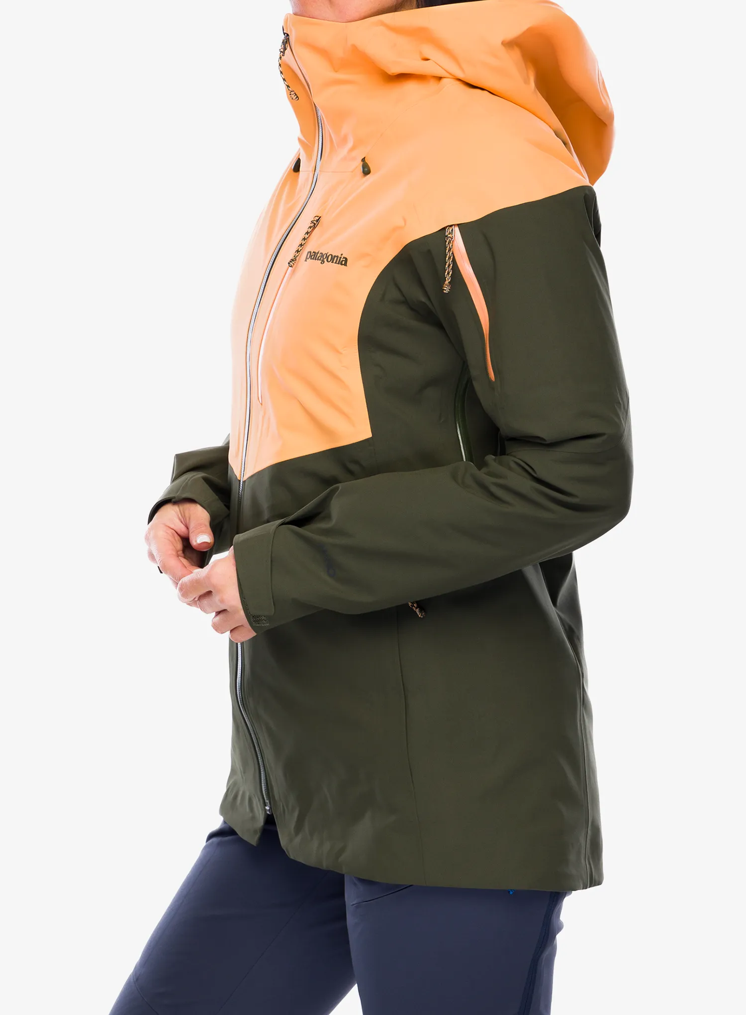 Ženska jakna Patagonia SnowDrifter Jacket - vivid apricot