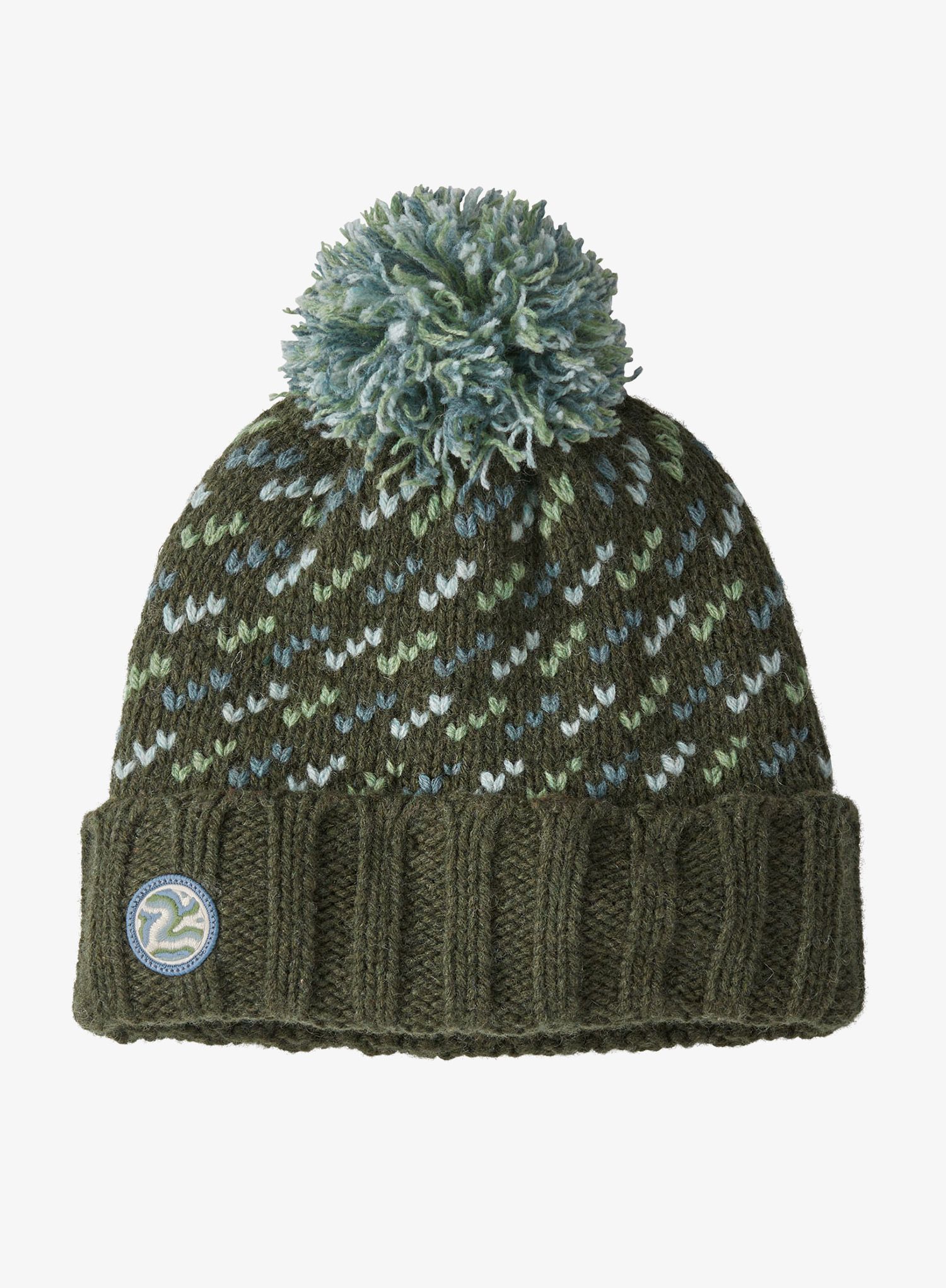 Zimska kapa Patagonia Snowbelle Beanie - fisher stich pine needle green