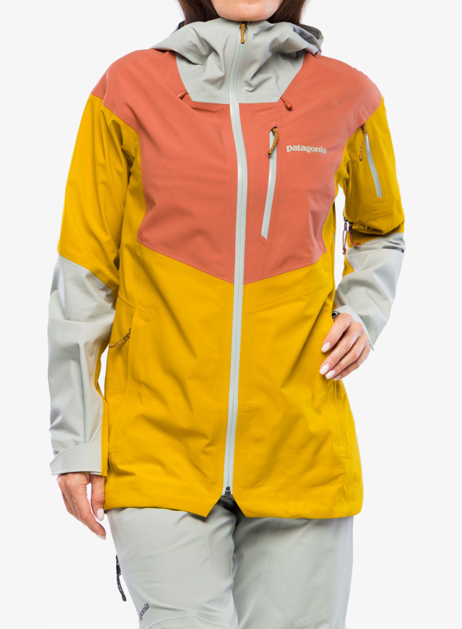 Ženska jakna za turno smučanje Patagonia SnowDrifter Jacket - cosmic gold