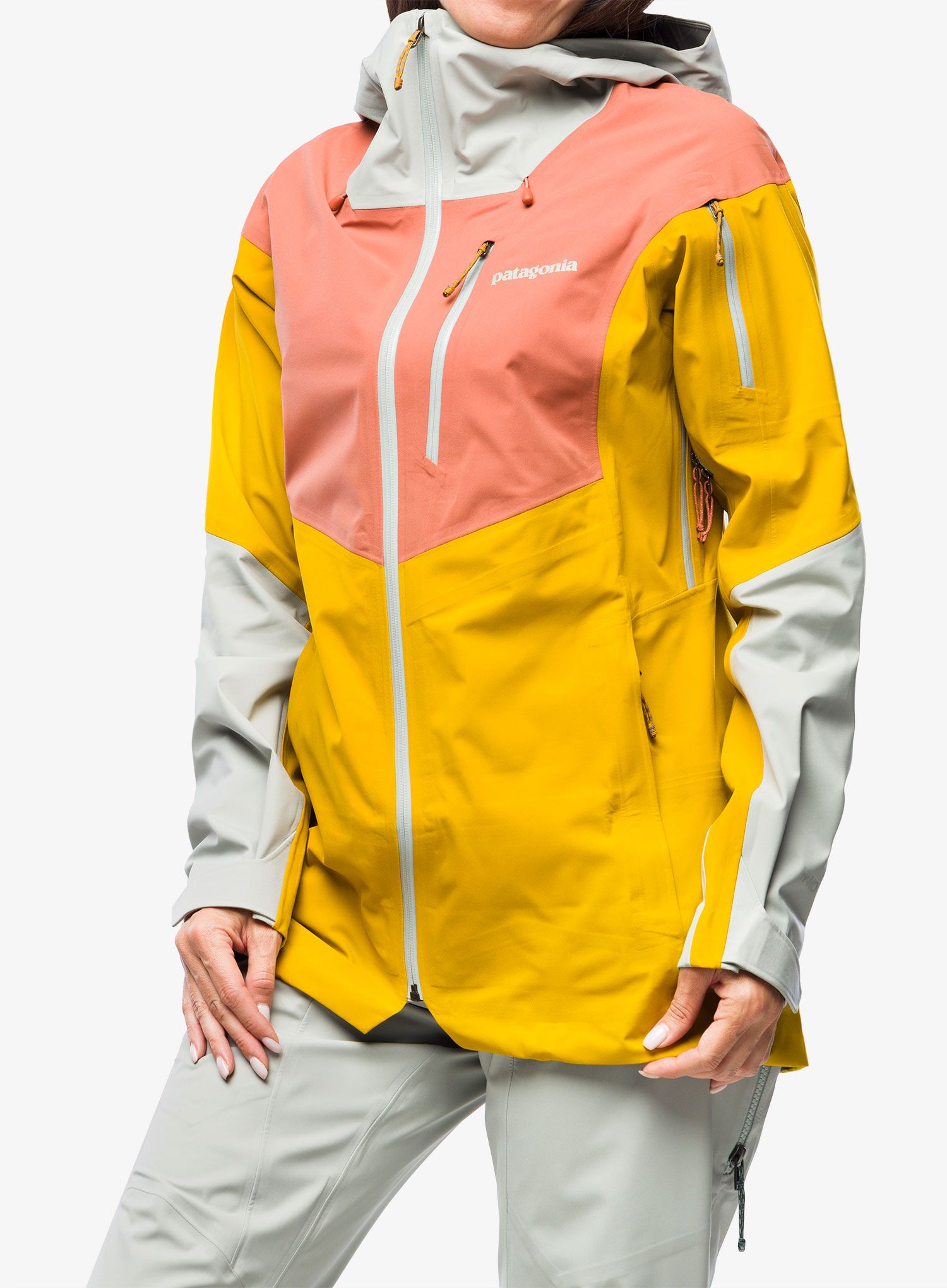 Ženska jakna za turno smučanje Patagonia SnowDrifter Jacket - cosmic gold