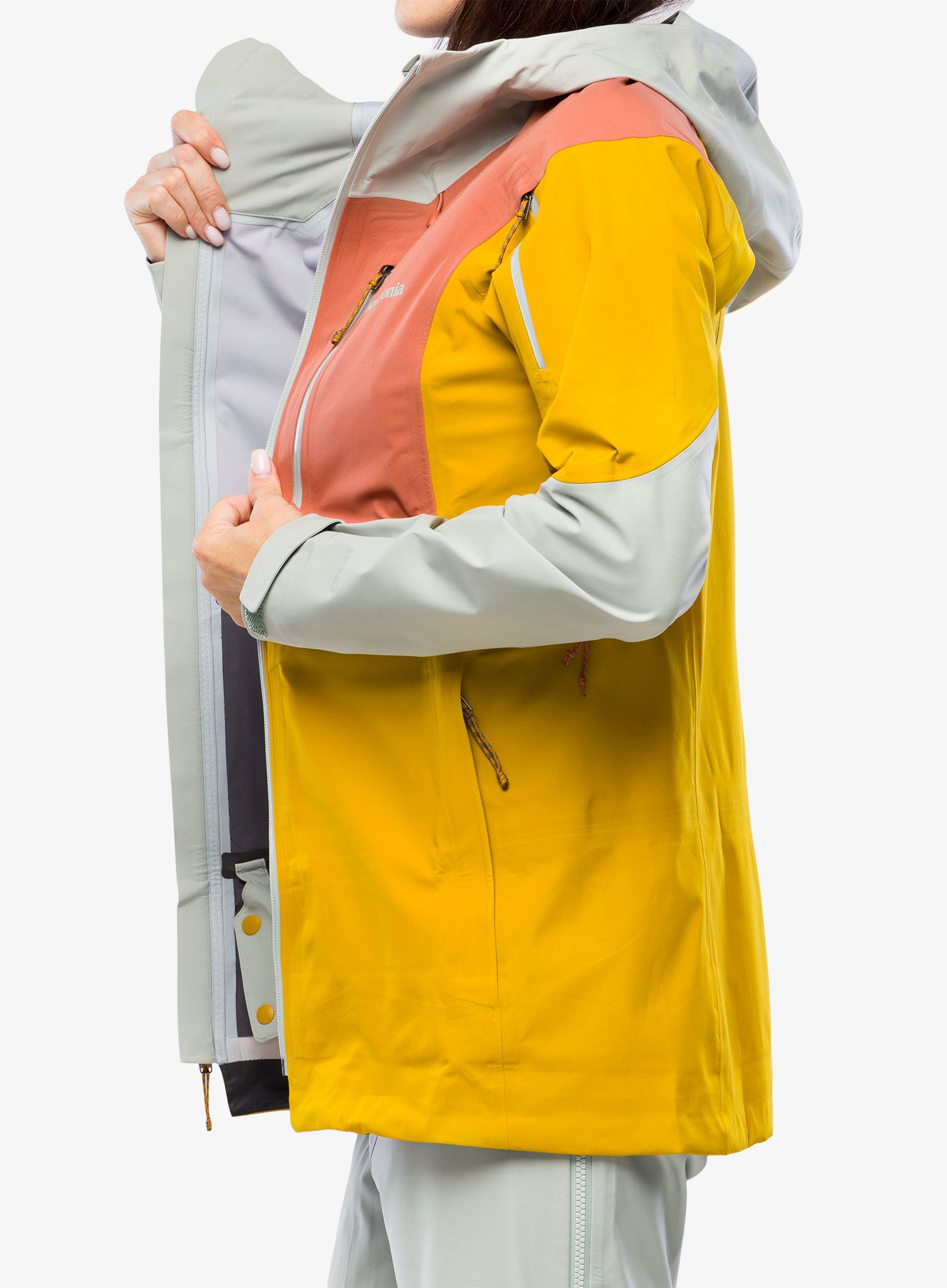 Ženska jakna za turno smučanje Patagonia SnowDrifter Jacket - cosmic gold