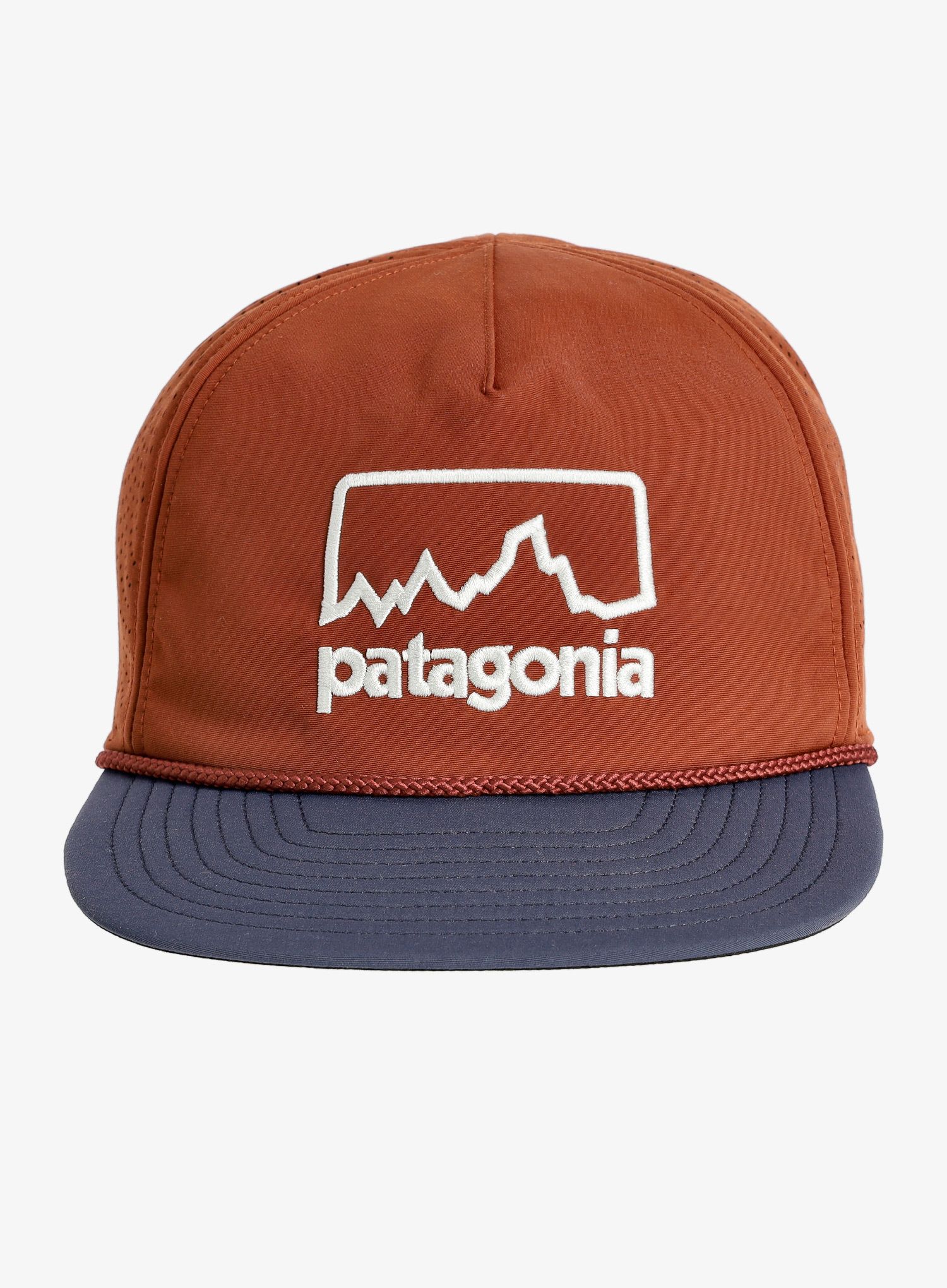 Kapa s šiltom Patagonia Snowfarer Cap - outline logo/fox red