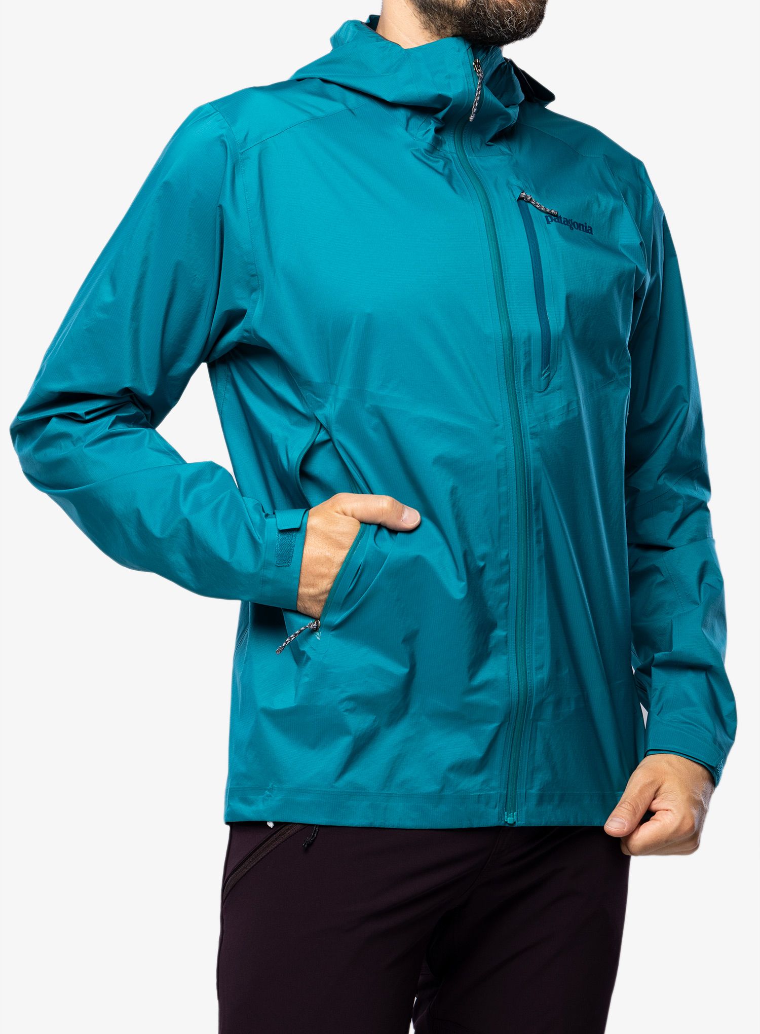 Nepremočljiva jakna Patagonia Storm 10 Jacket - belay blue