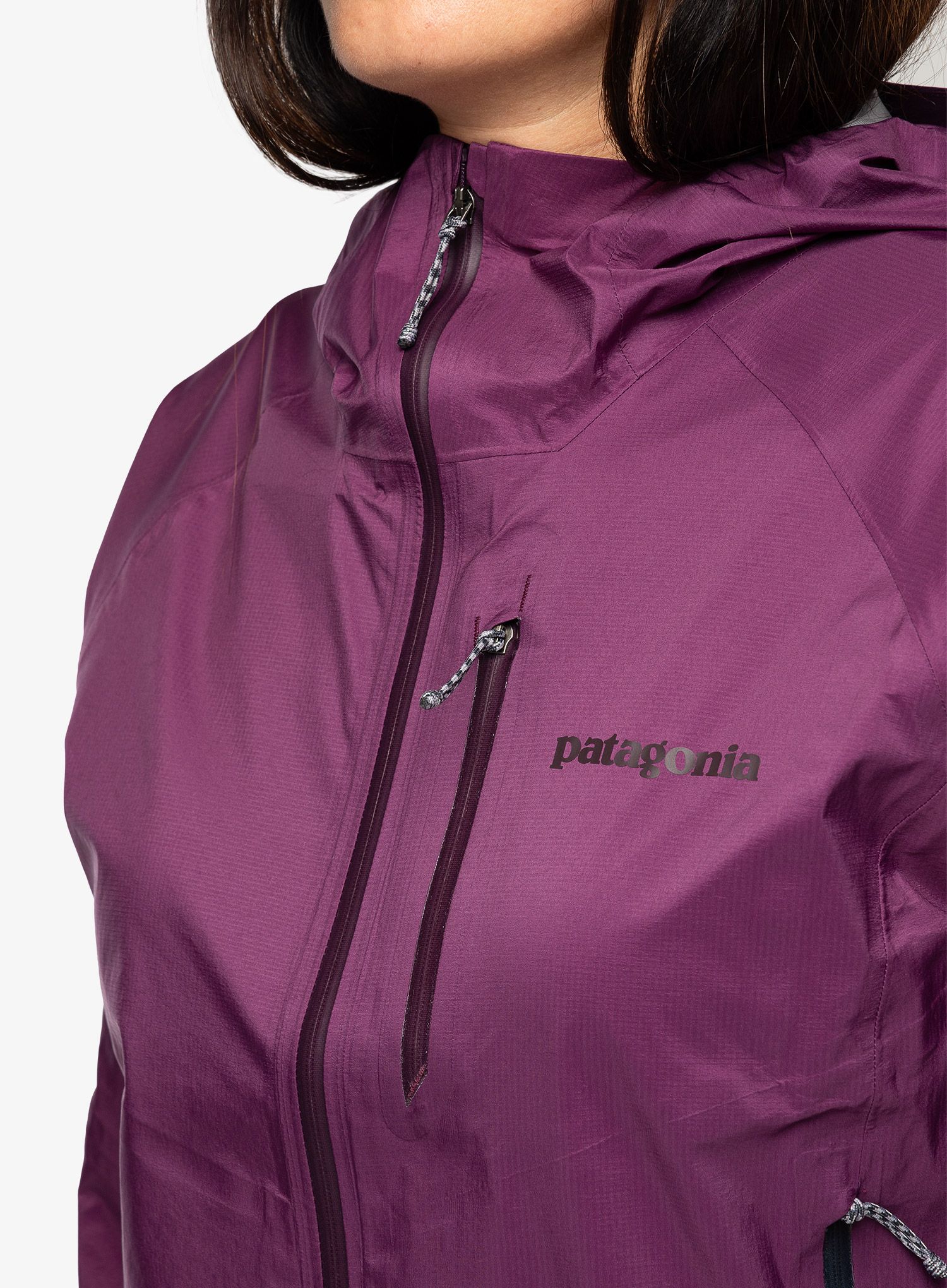 Ženska nepremočljiva jakna Patagonia Storm 10 Jacket - night plum