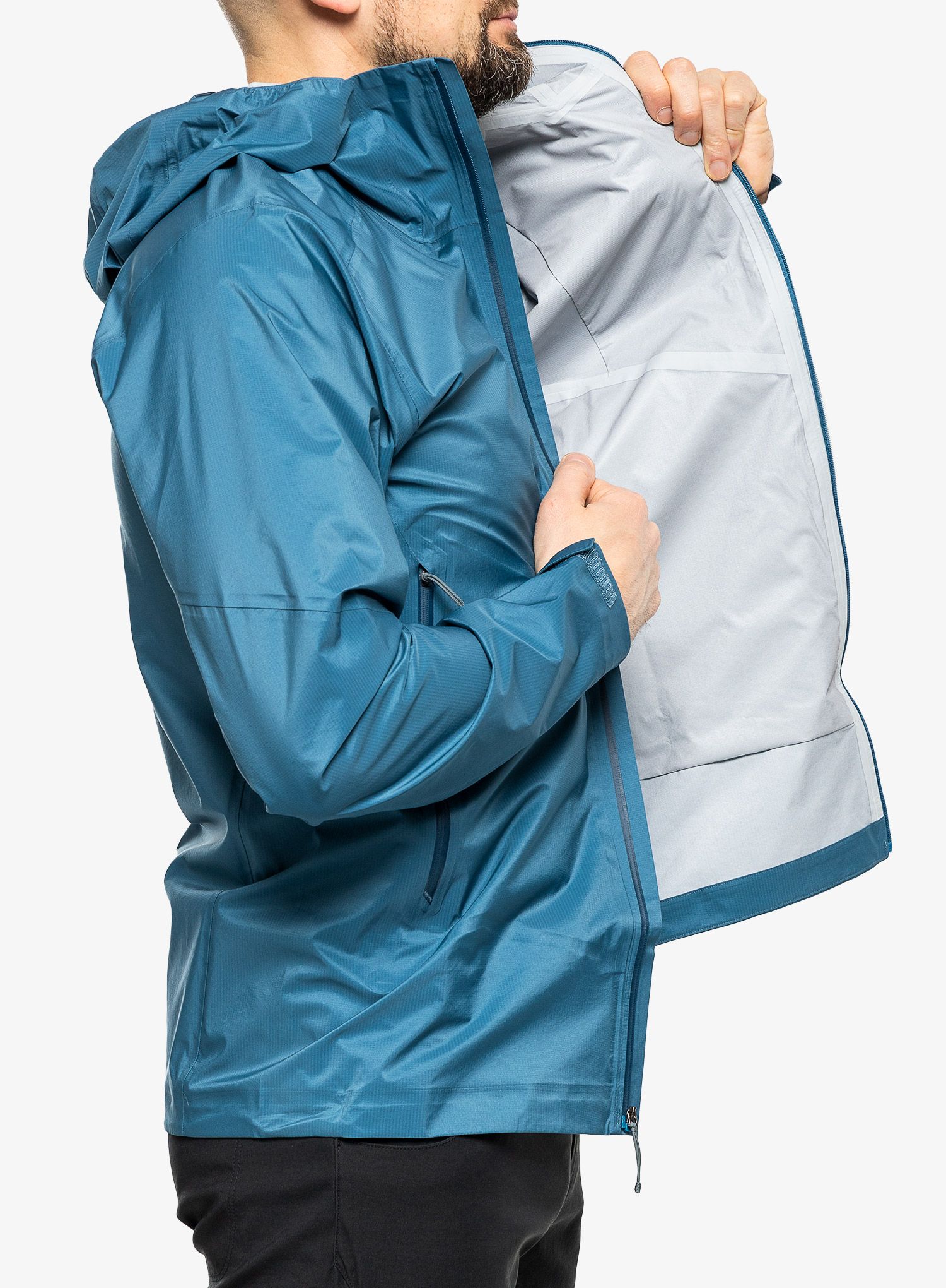 Nepremočljiva jakna Patagonia Storm 10 Jacket - wavy blue