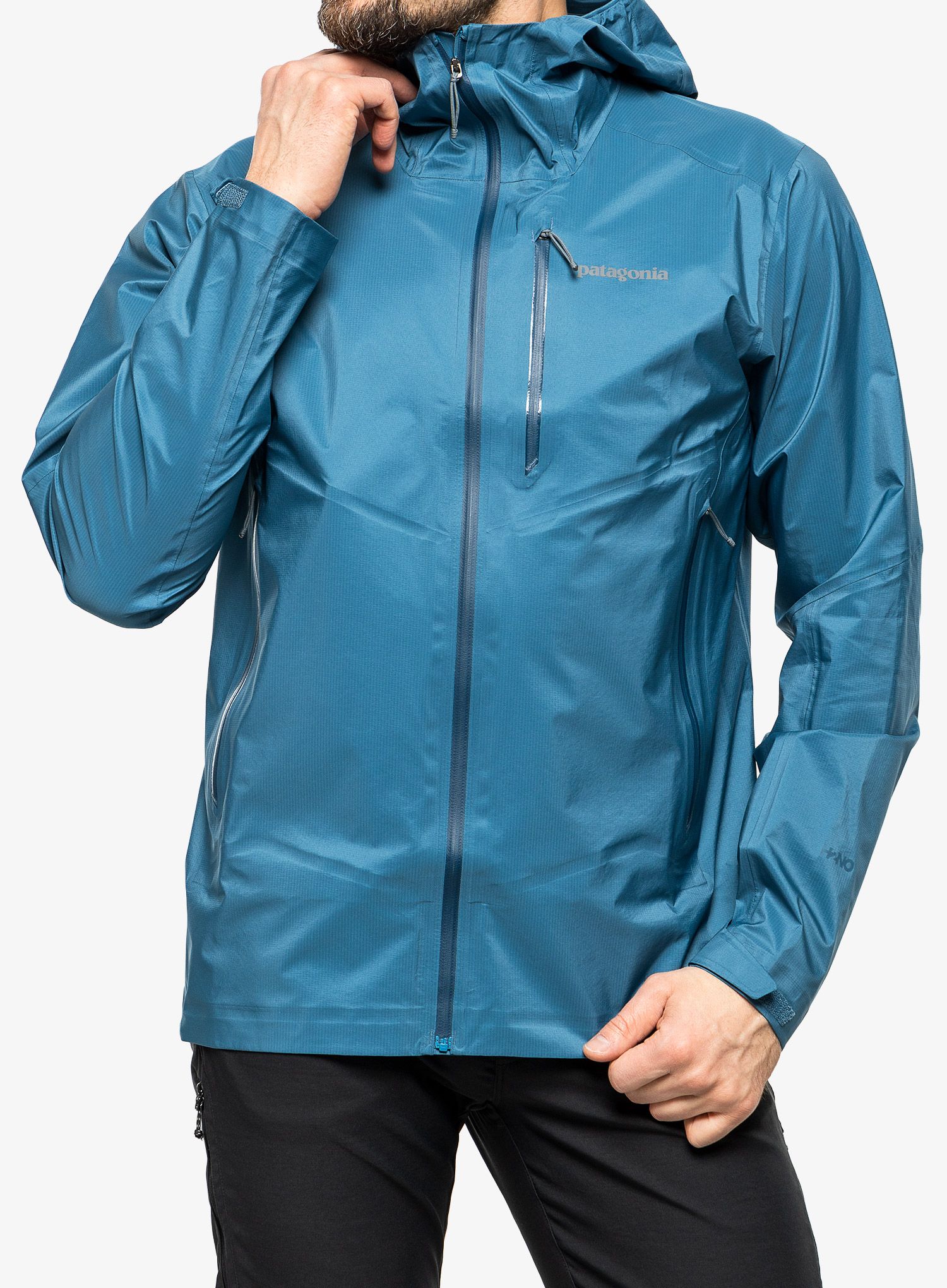 Nepremočljiva jakna Patagonia Storm 10 Jacket - wavy blue
