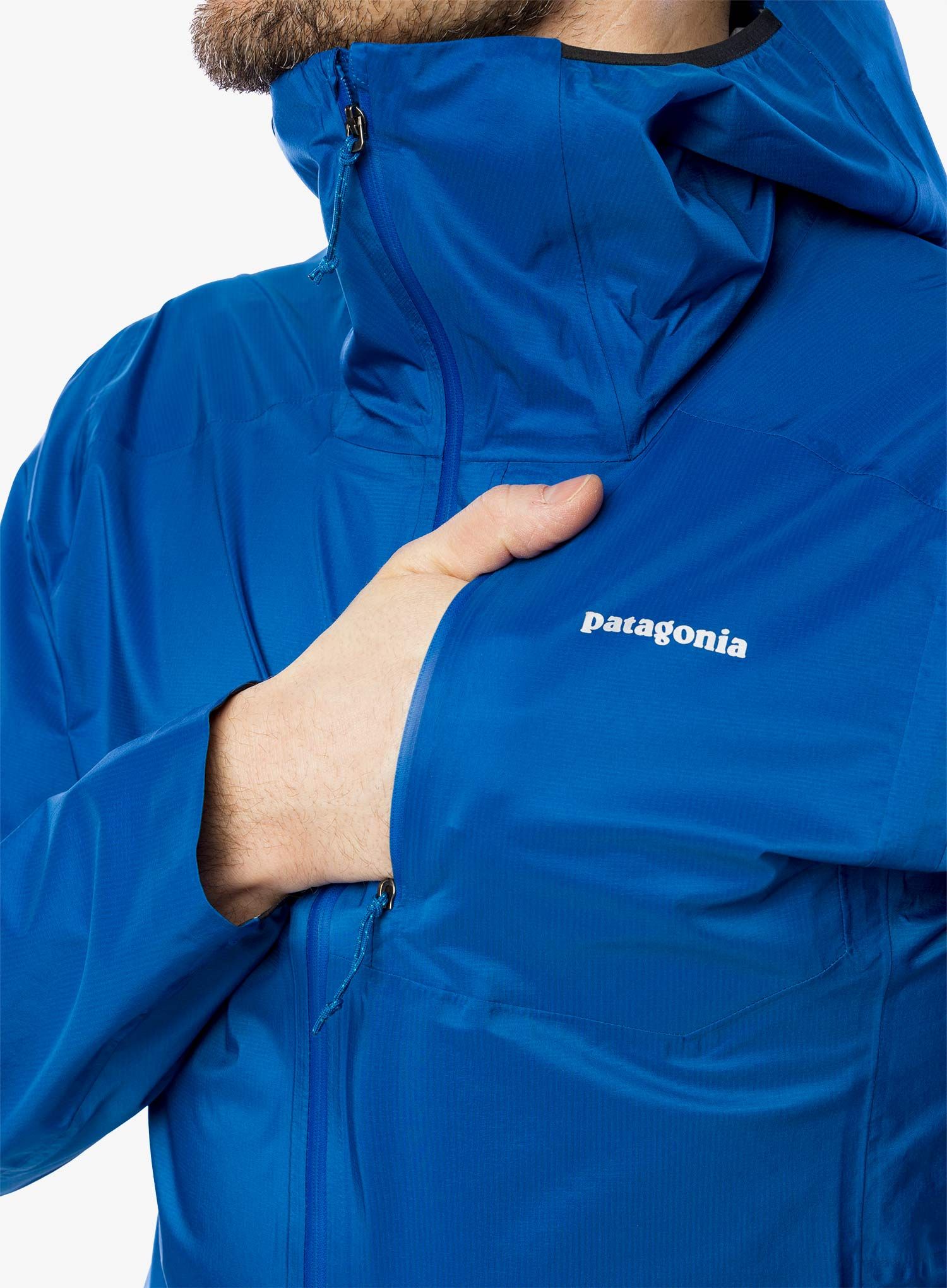 Jakna za tek Patagonia Storm Racer Jacket - endless blue