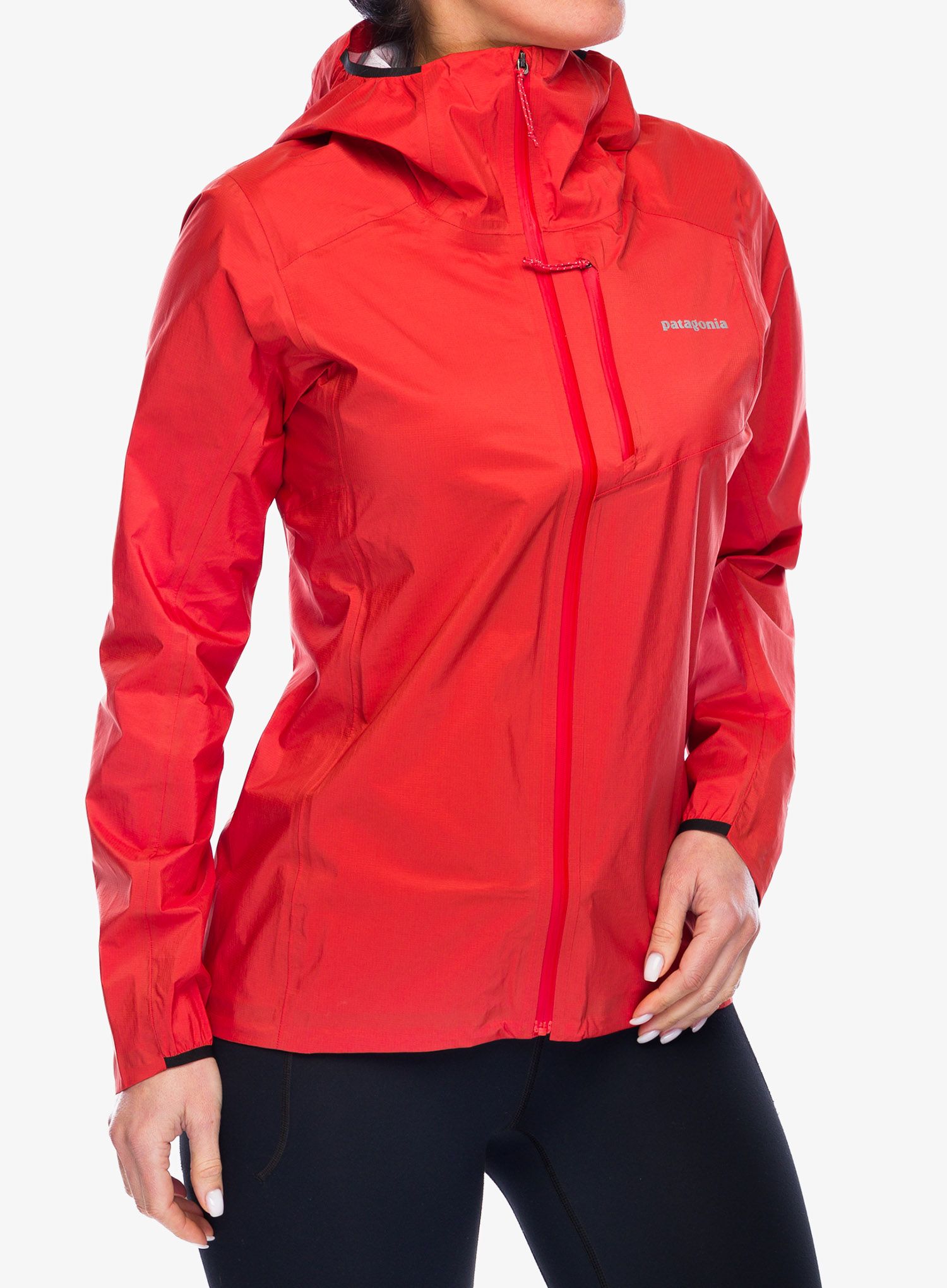Ženska jakna za tek Patagonia Storm Racer Jacket - pimento red