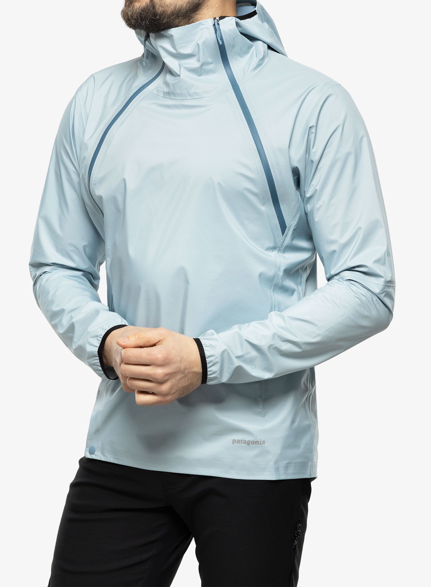Moška tekaška jakna Patagonia Storm Racer Jacket - steam blue
