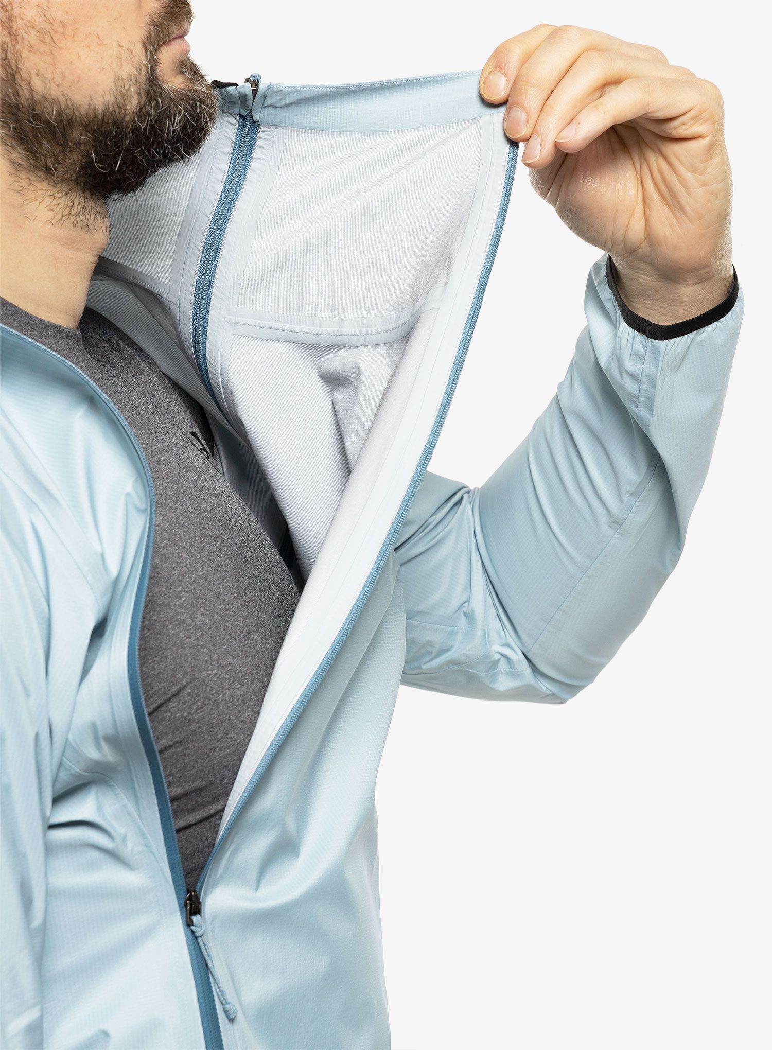 Moška tekaška jakna Patagonia Storm Racer Jacket - steam blue