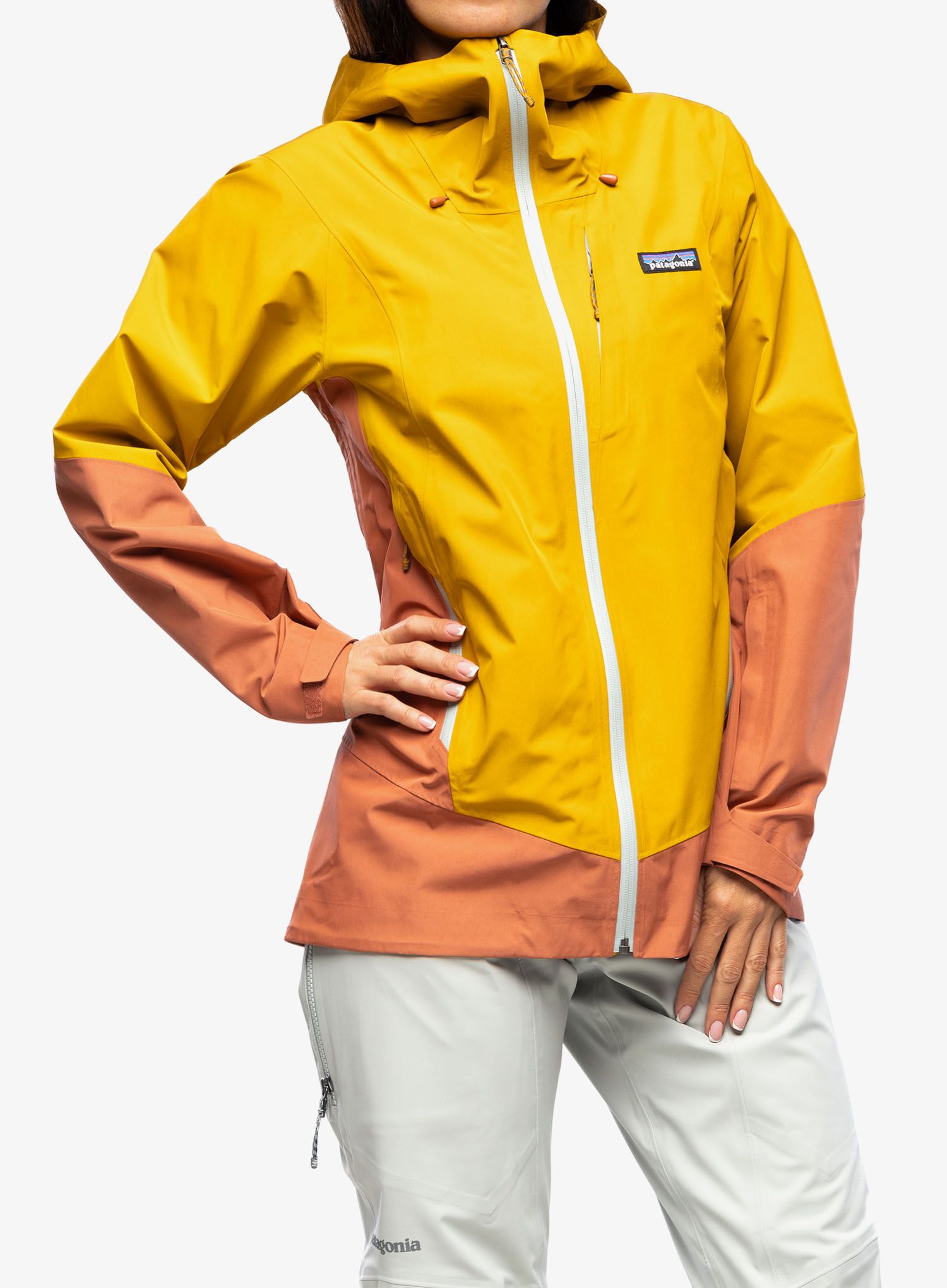 Ženska smučarska jakna Patagonia Storm Shift Jacket - cosmic gold