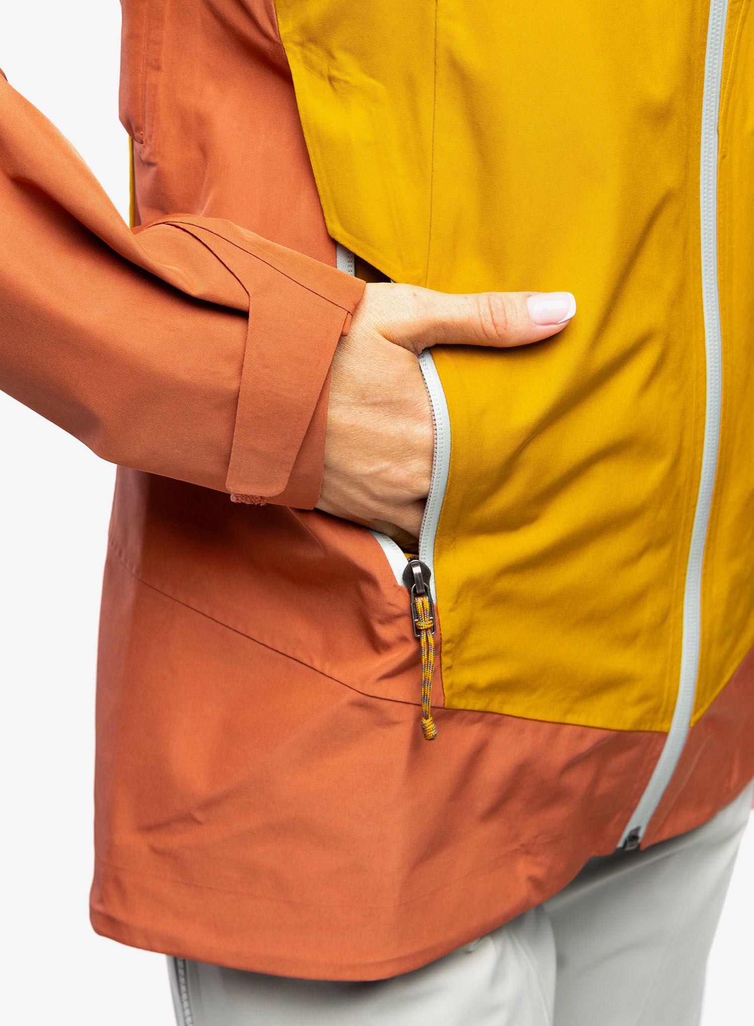 Ženska smučarska jakna Patagonia Storm Shift Jacket - cosmic gold