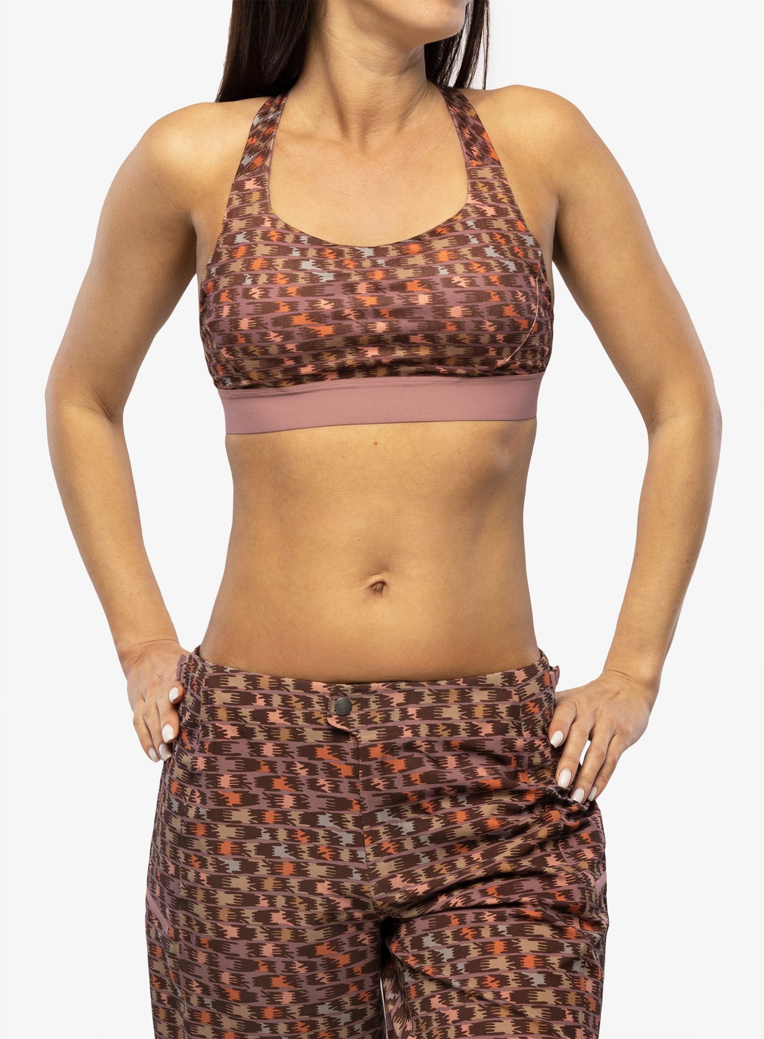 Športni nedrček Patagonia Switchback Sports Bra - evening mauve